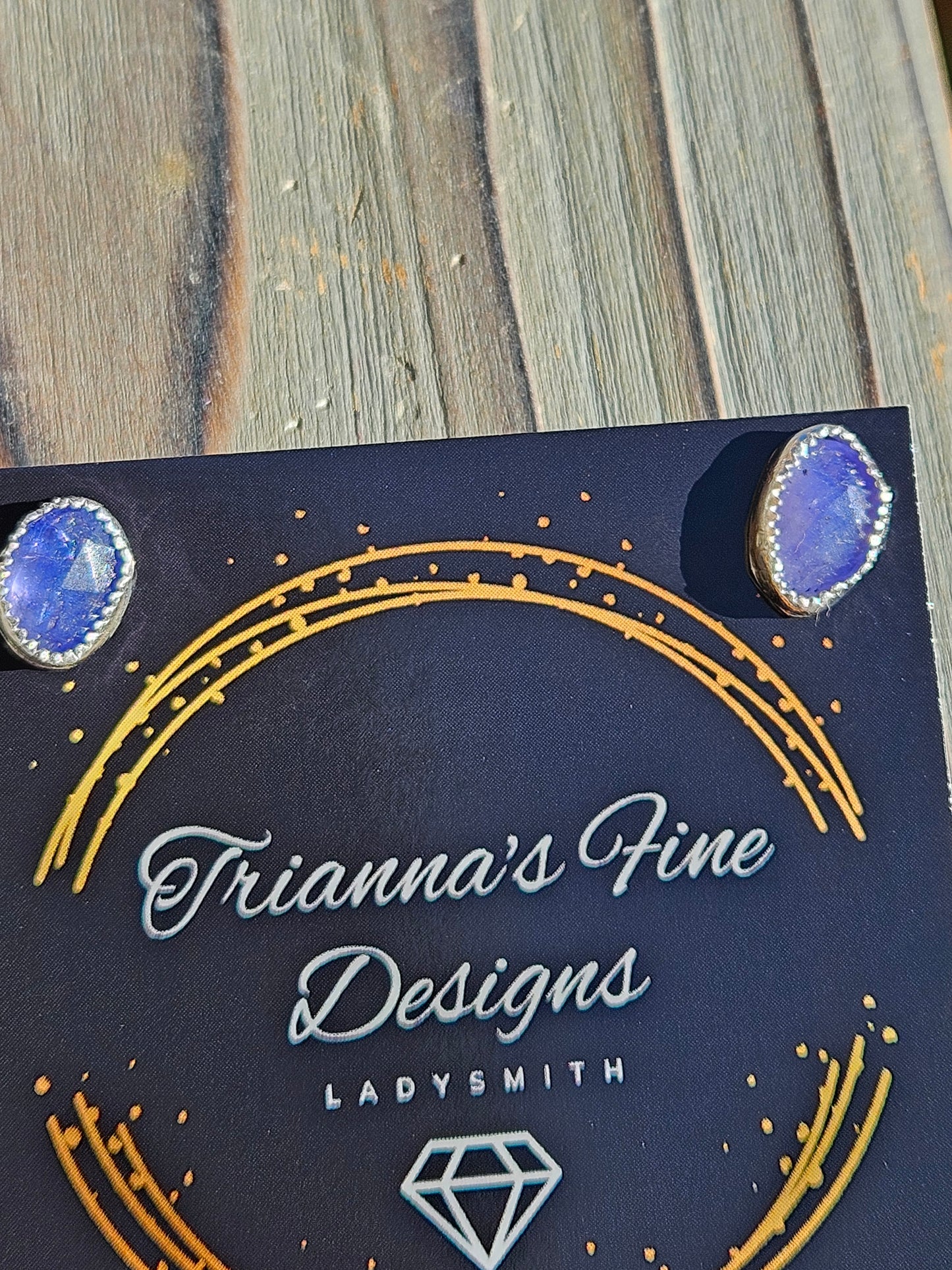 Tanzanite Stud Earrings