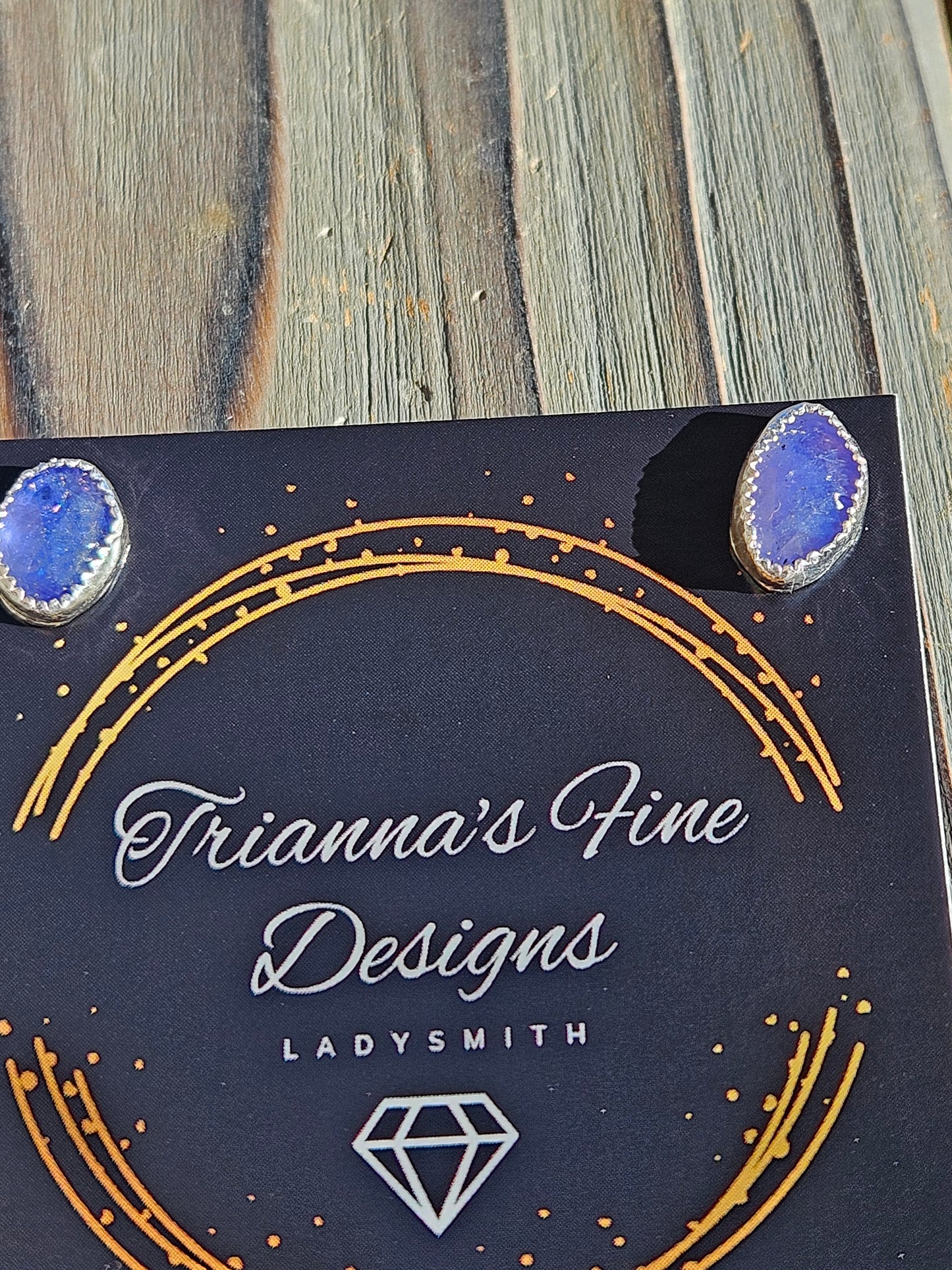 Tanzanite Stud Earrings