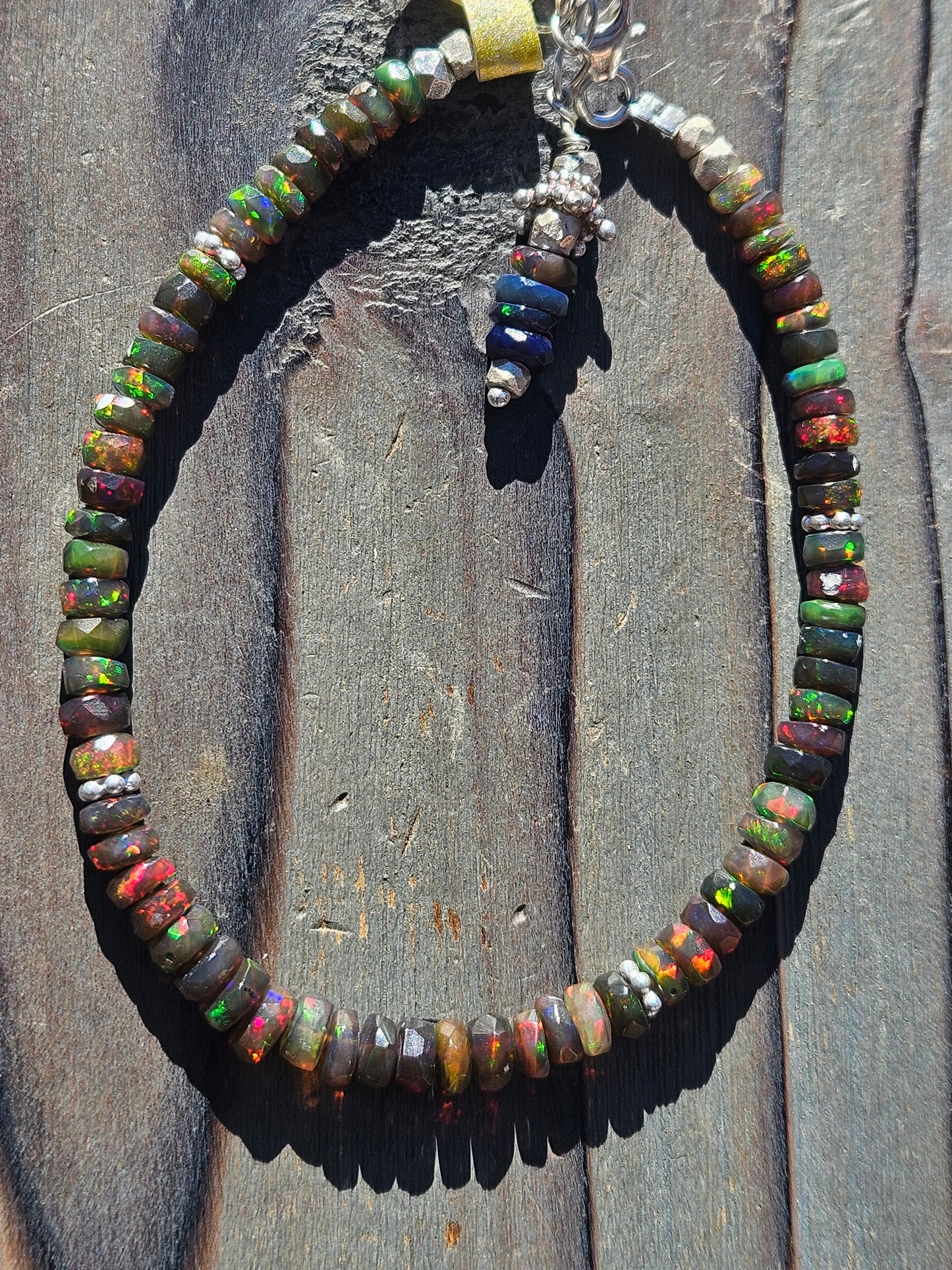 Black Ethiopian Opal Bracelet