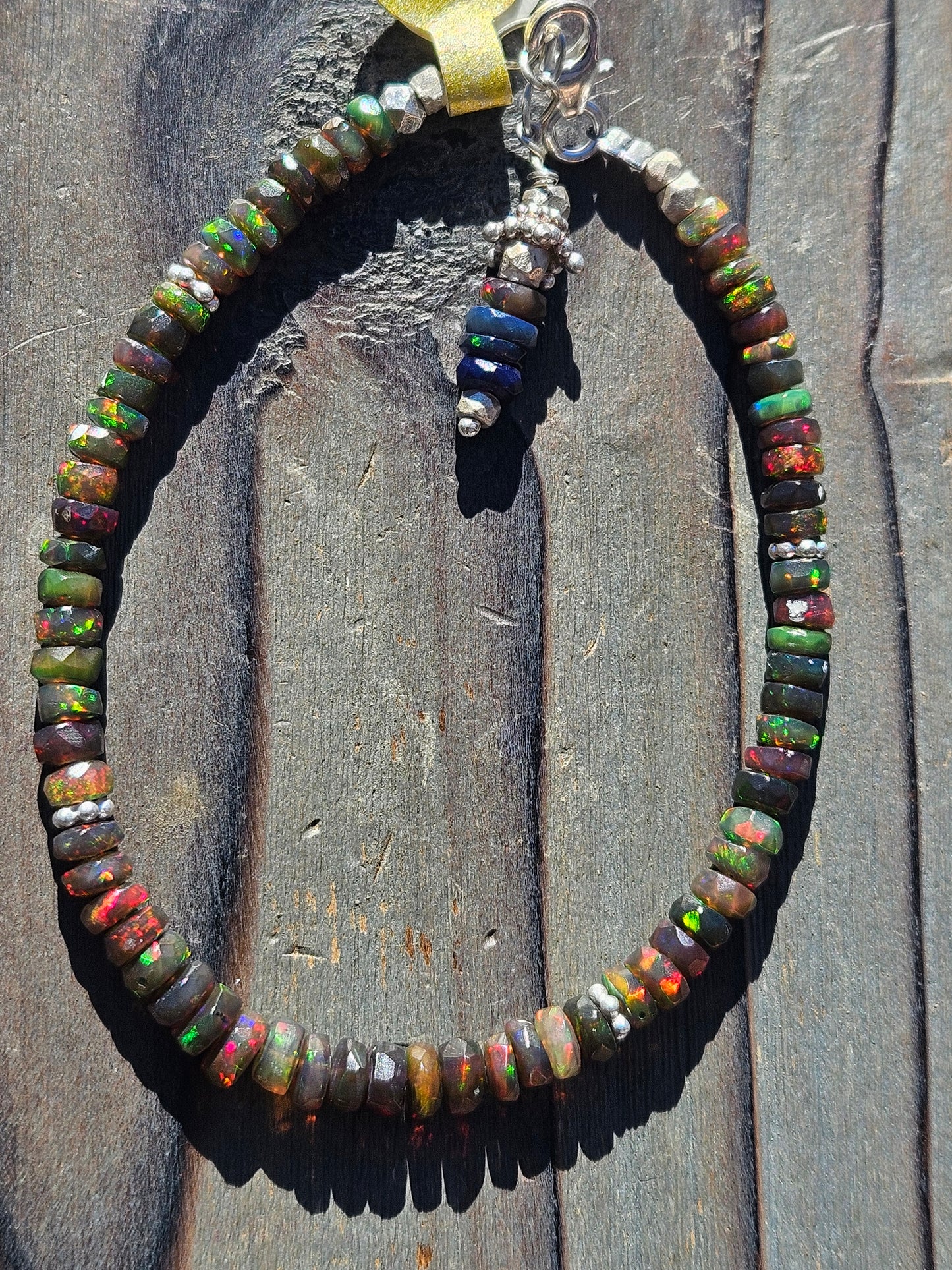 Black Ethiopian Opal Bracelet