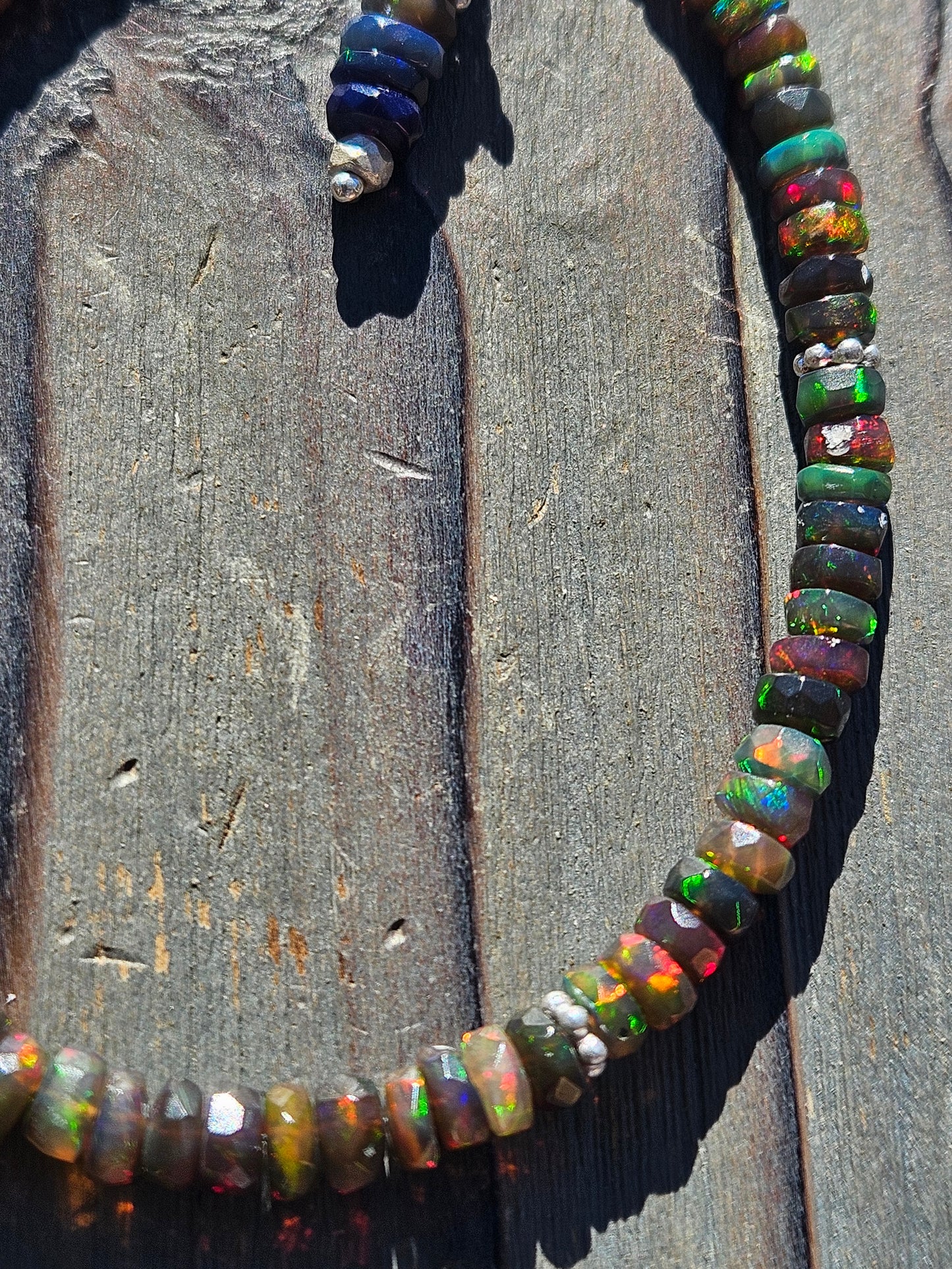 Black Ethiopian Opal Bracelet