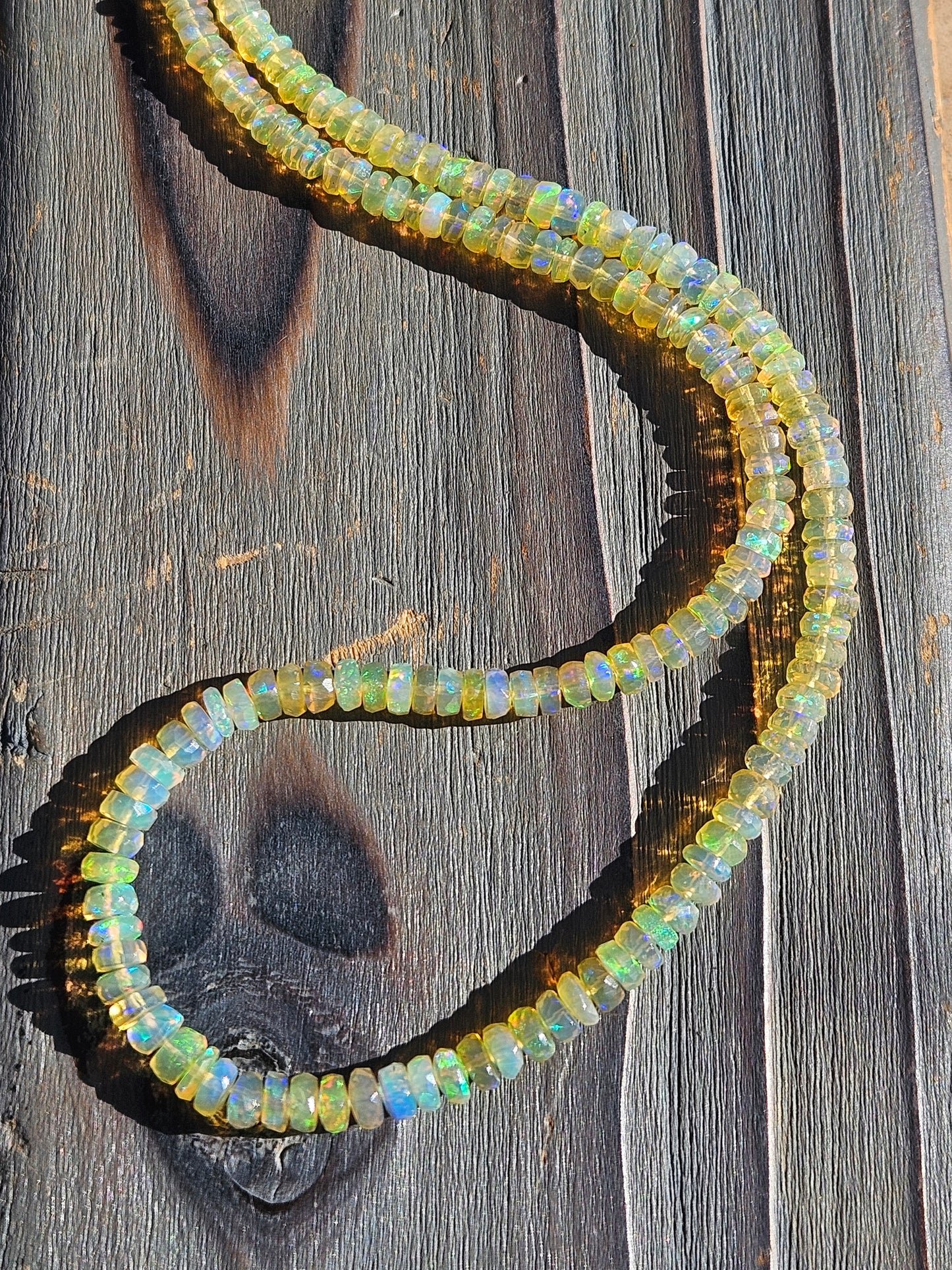 Ethiopian Opal Necklace, 19.5in