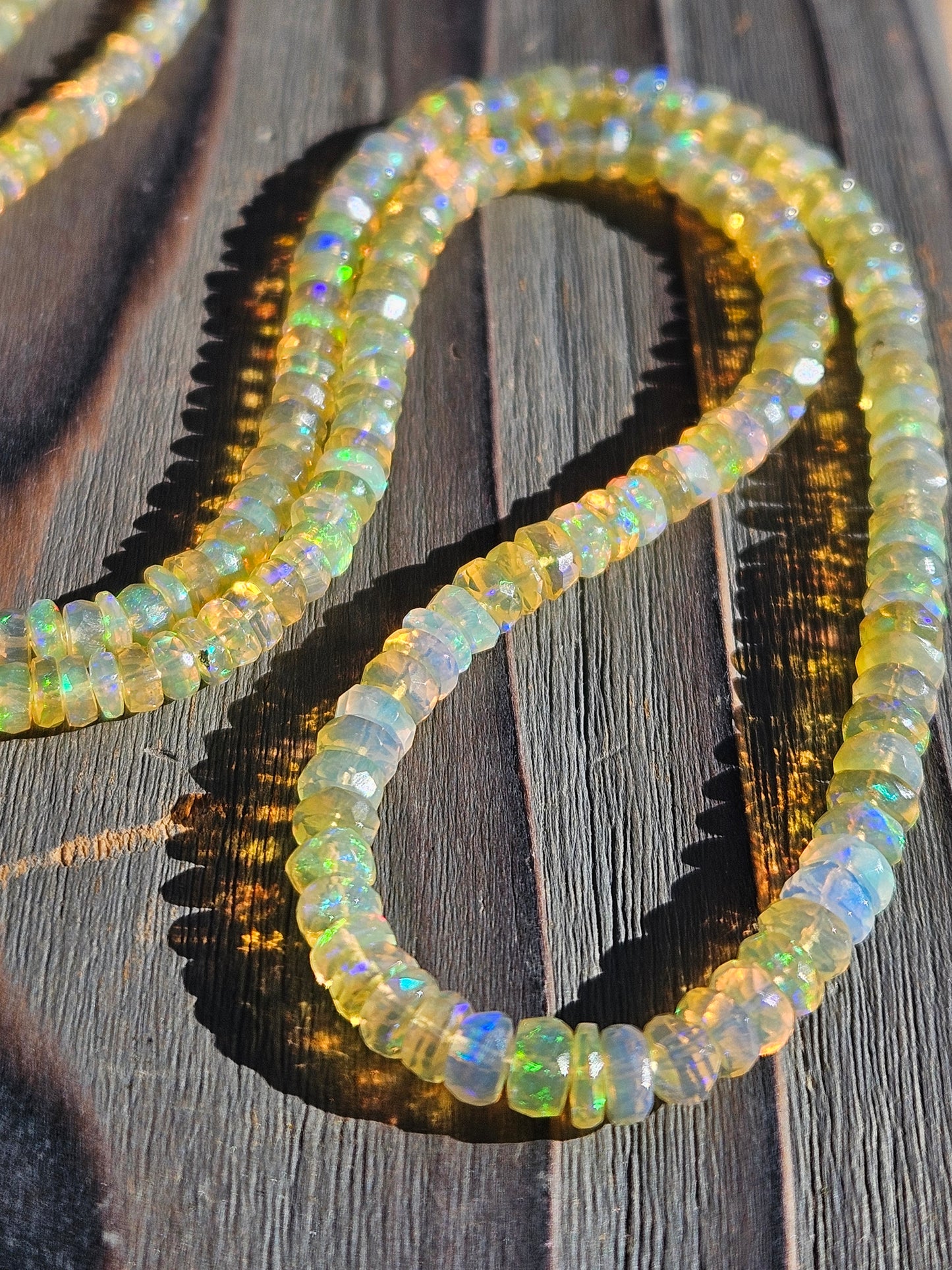 Ethiopian Opal Necklace, 19.5in