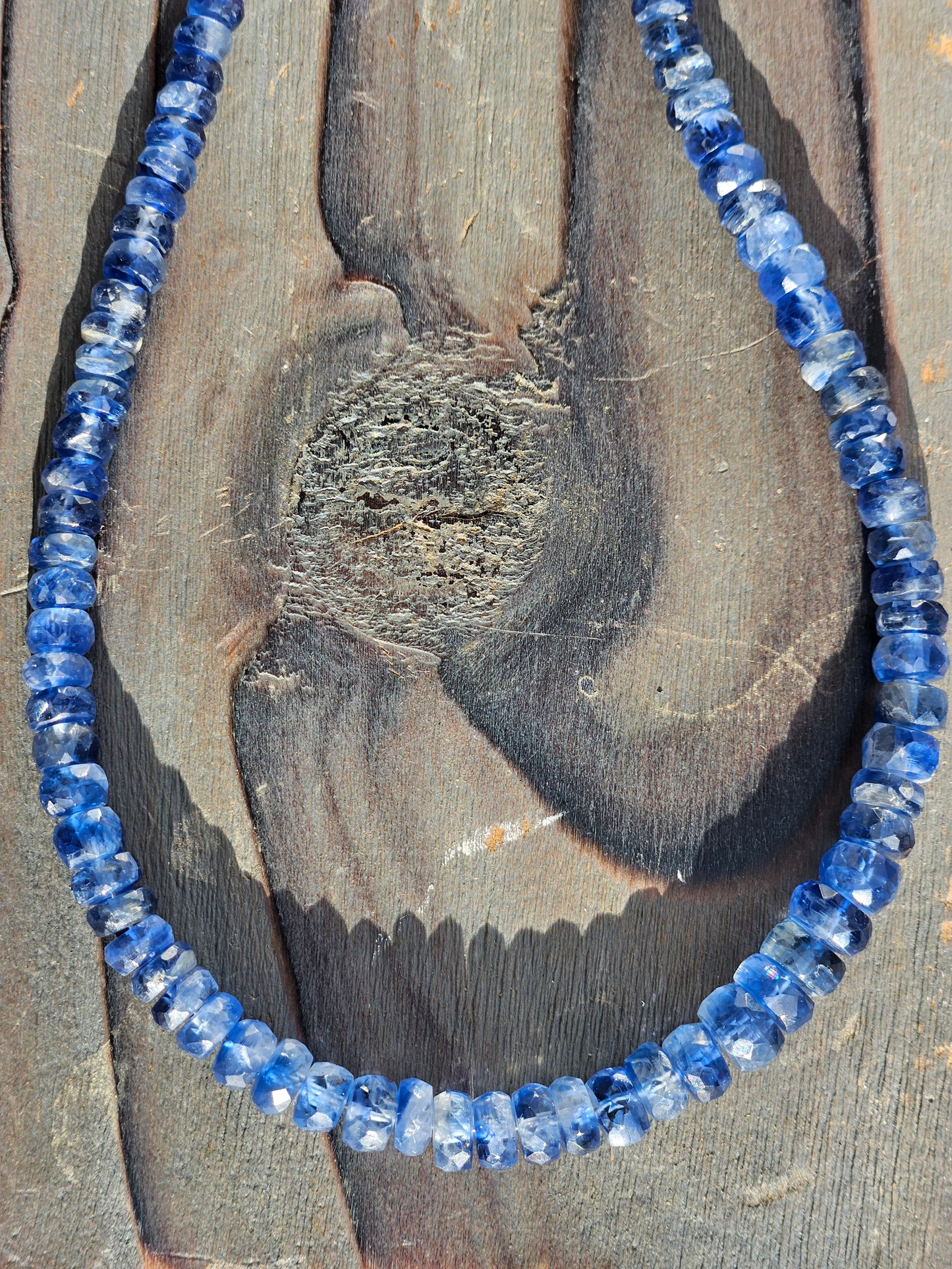 Blue Kyanite Necklace, 18in