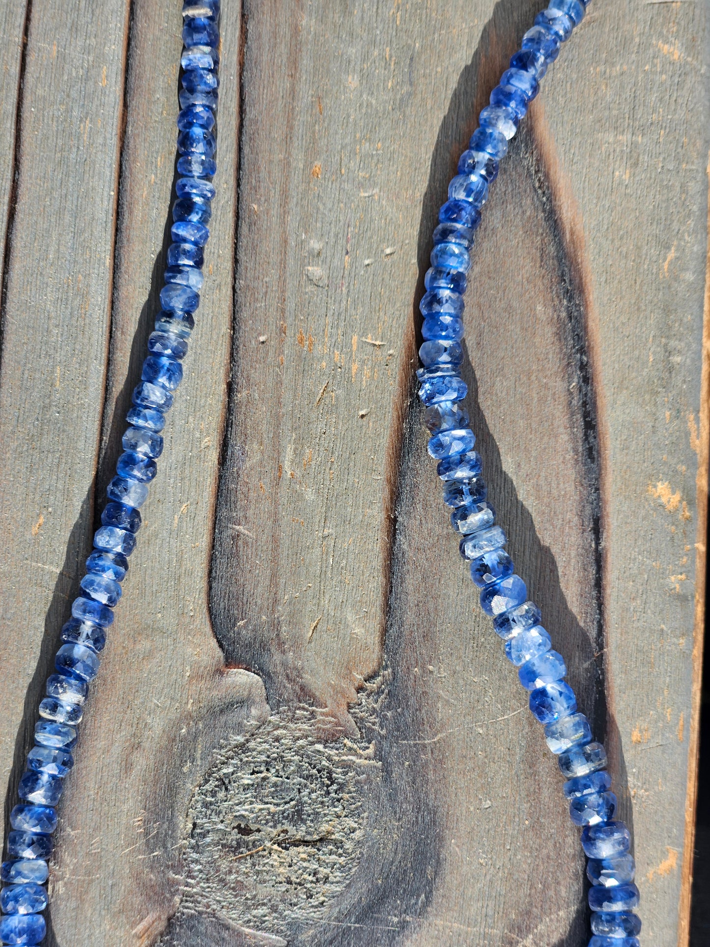 Blue Kyanite Necklace, 18in