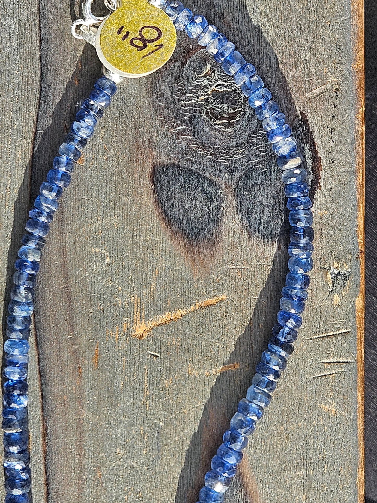 Blue Kyanite Necklace, 18in