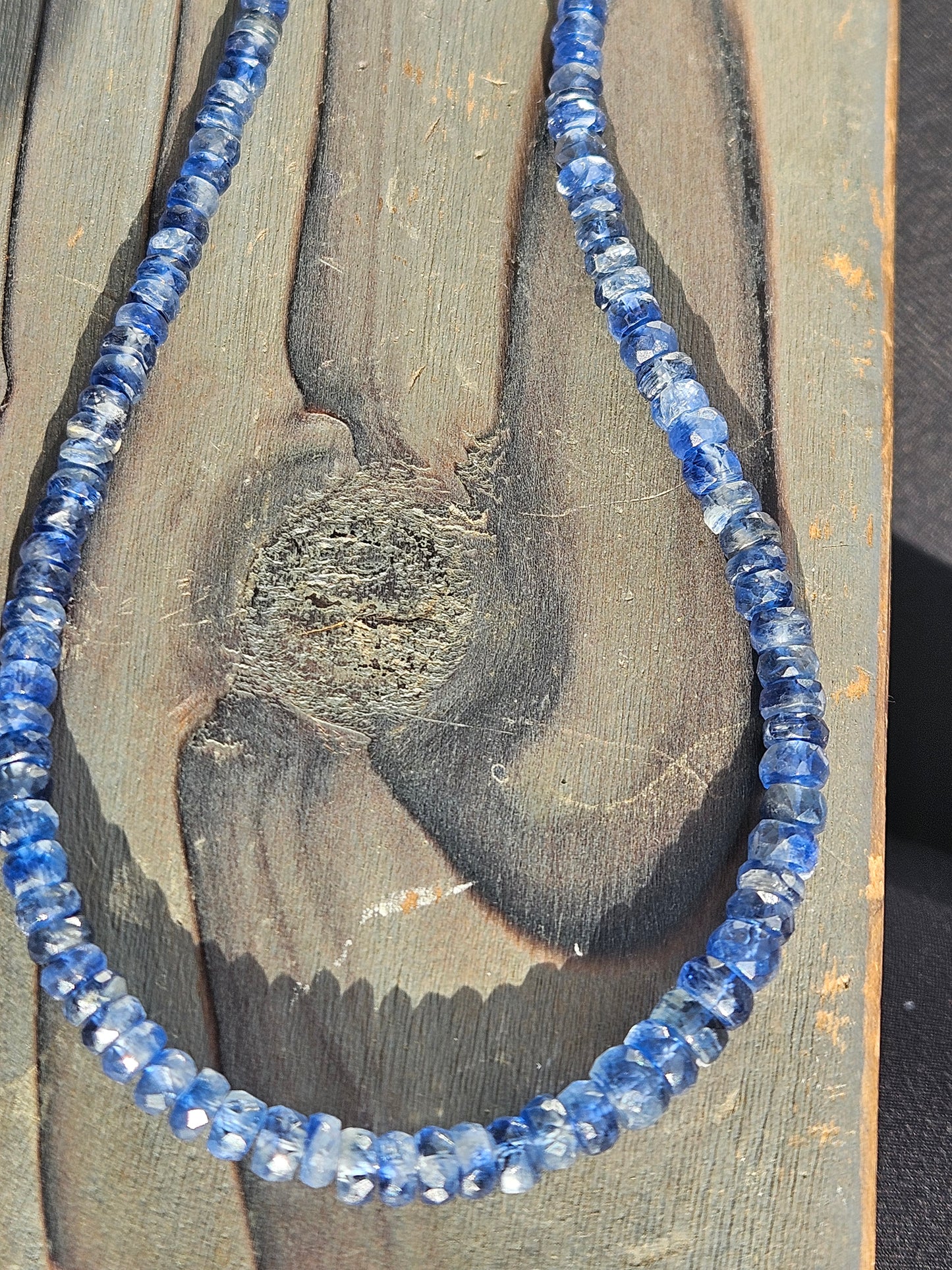 Blue Kyanite Necklace, 18in