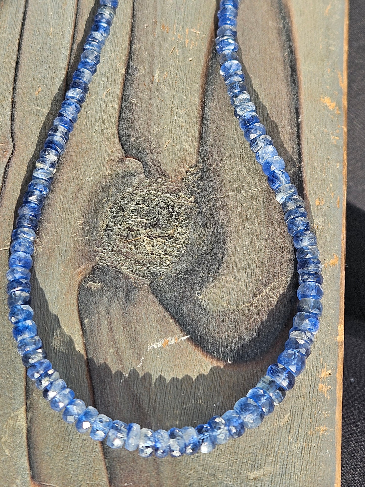 Blue Kyanite Necklace, 18in