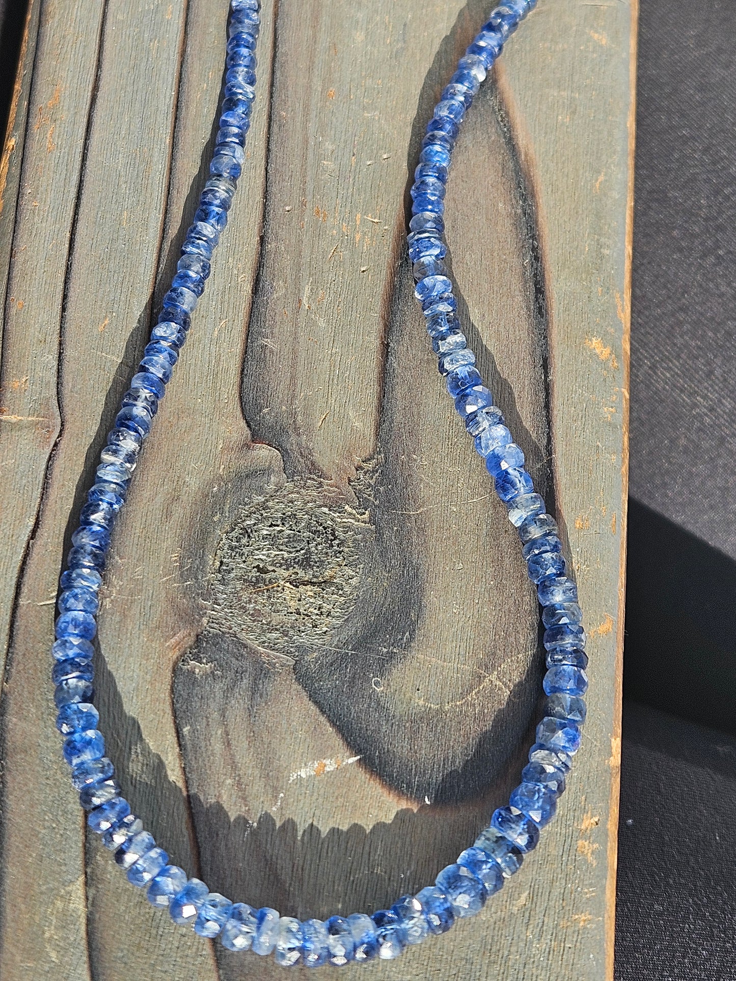 Blue Kyanite Necklace, 18in