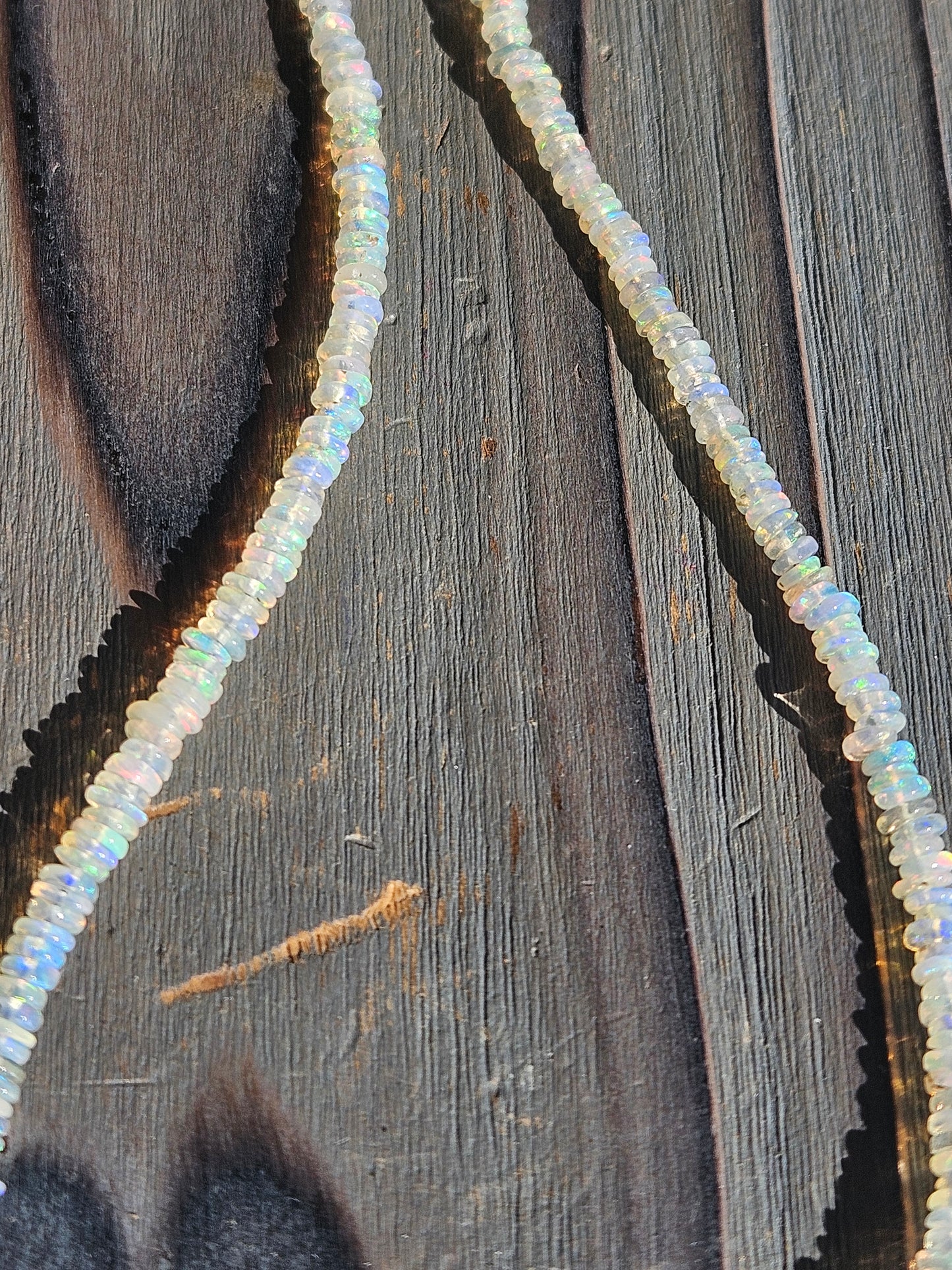 Ethiopian Opal Necklace, 17in