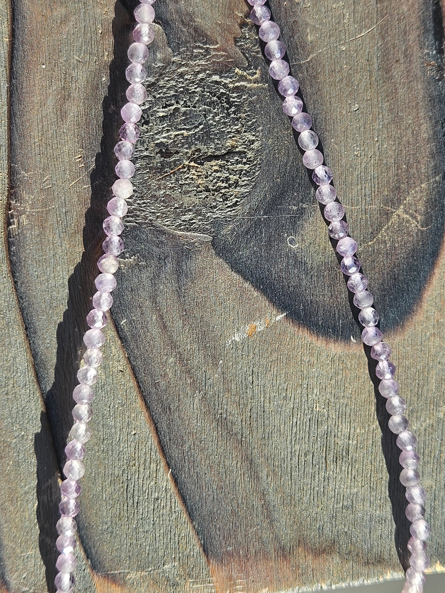 Lilac Amethyst Necklace, 16in