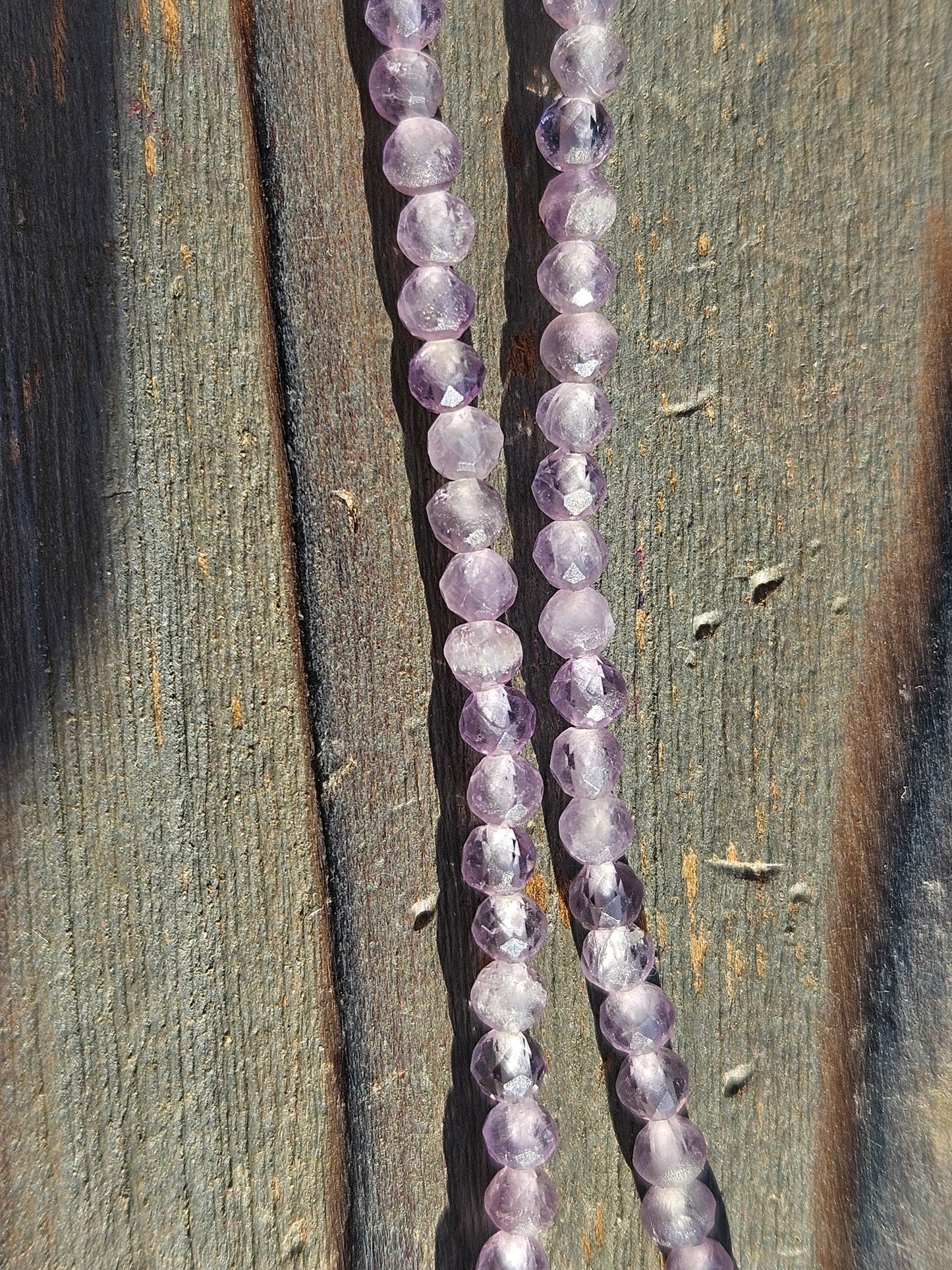 Lilac Amethyst Necklace, 16in