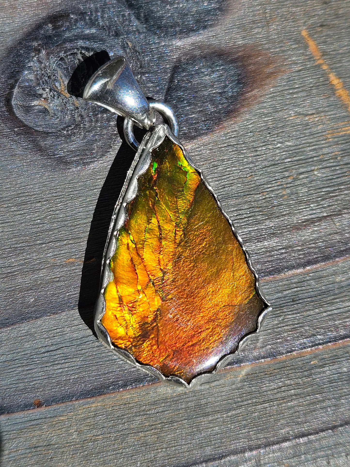 Ammolite Pendant