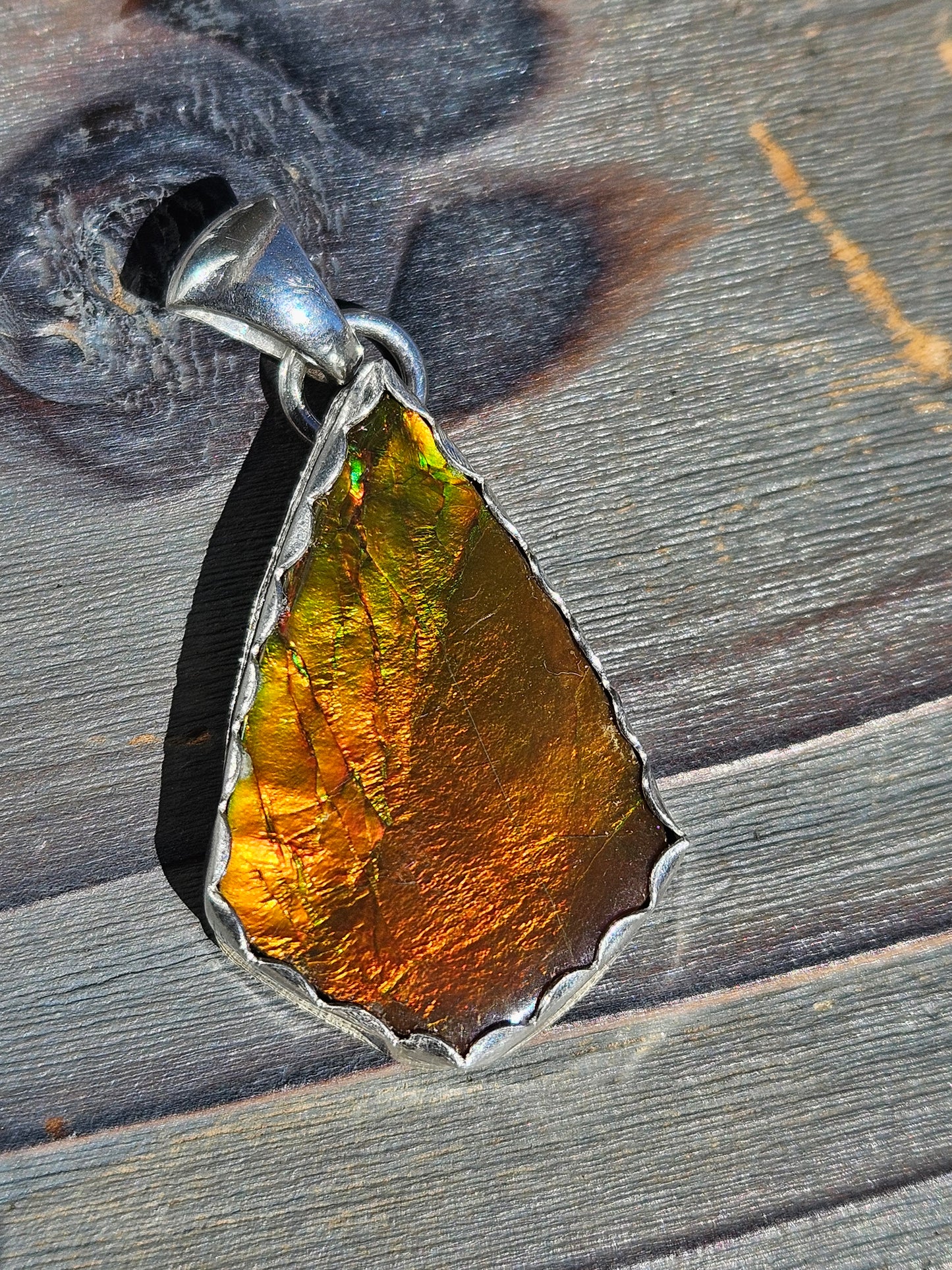 Ammolite Pendant