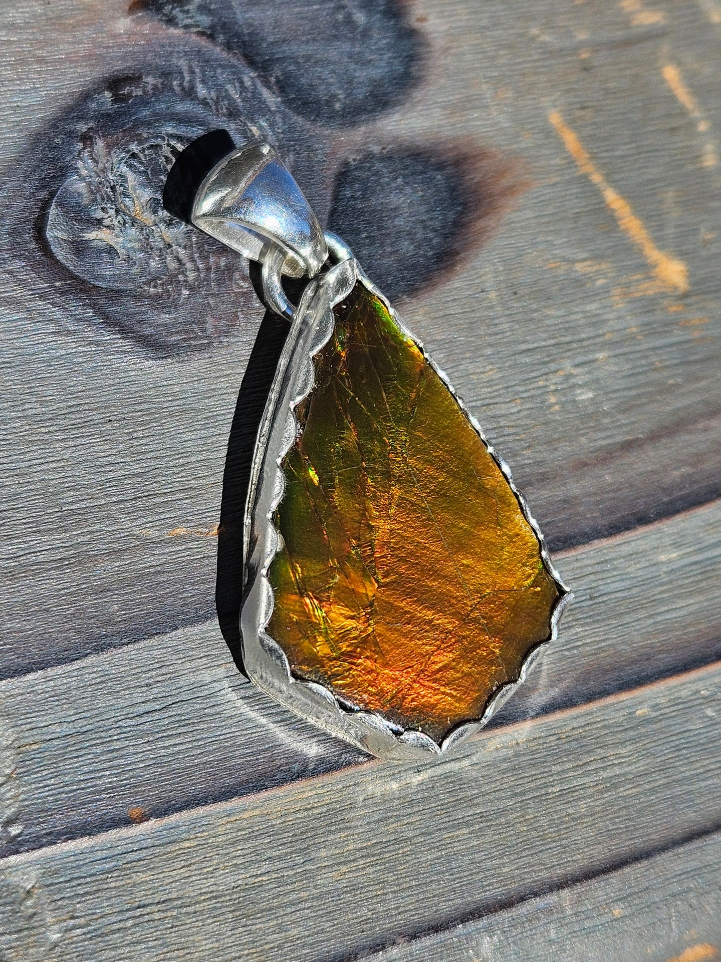 Ammolite Pendant