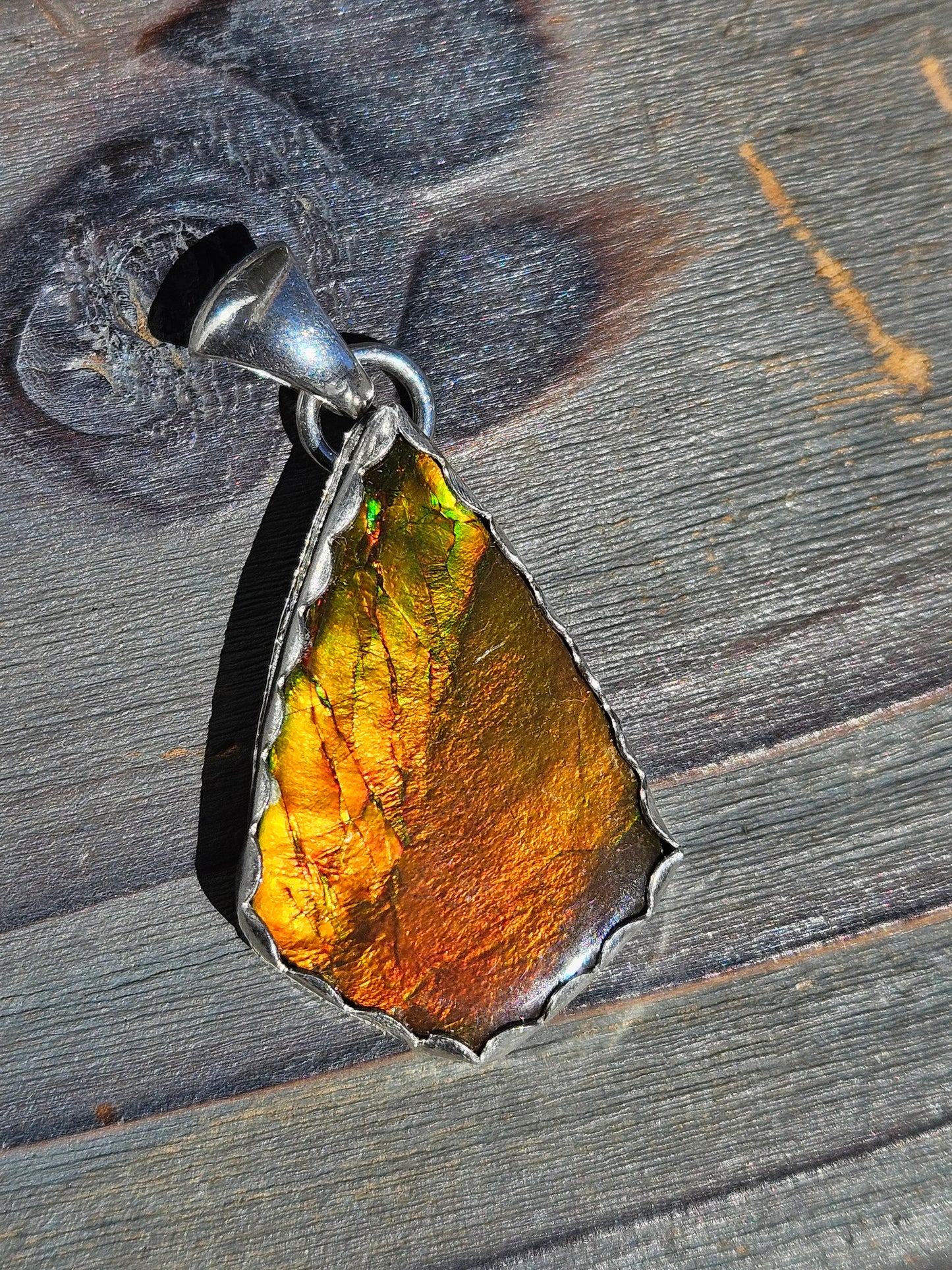 Ammolite Pendant