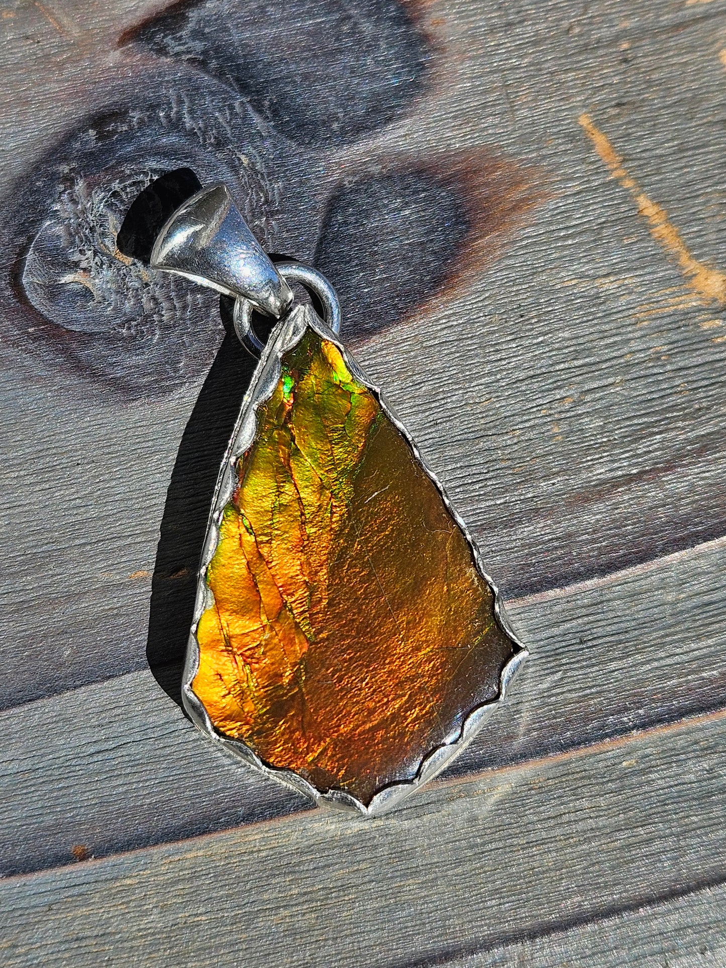 Ammolite Pendant