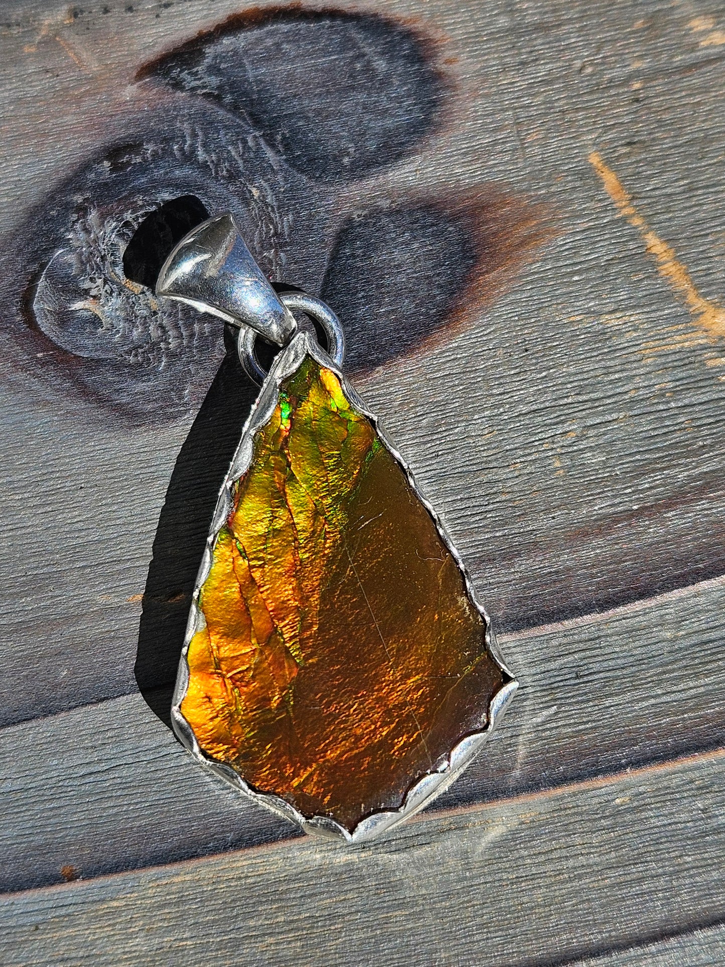 Ammolite Pendant