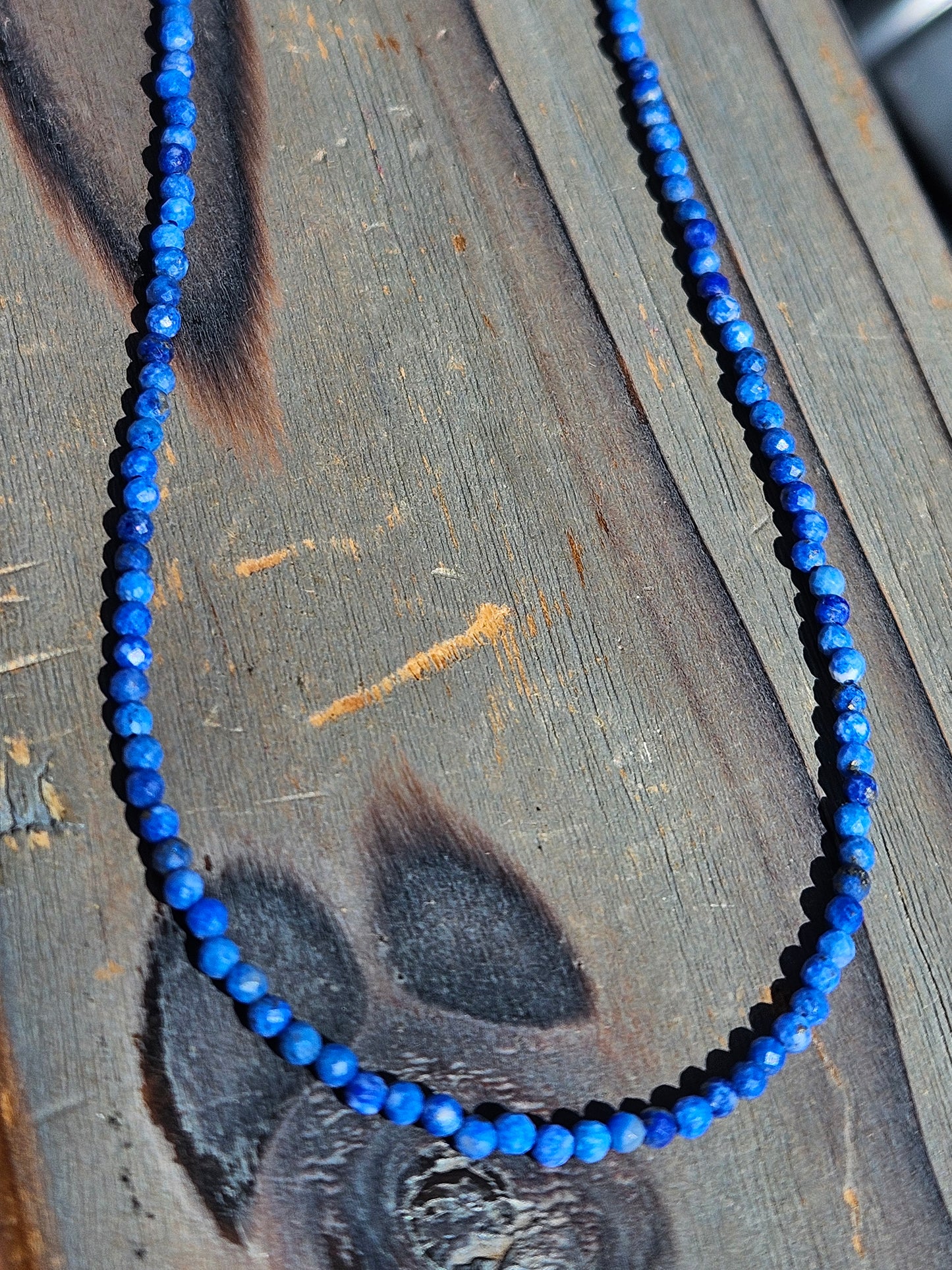 Lapis Lazuli Necklace, 16in