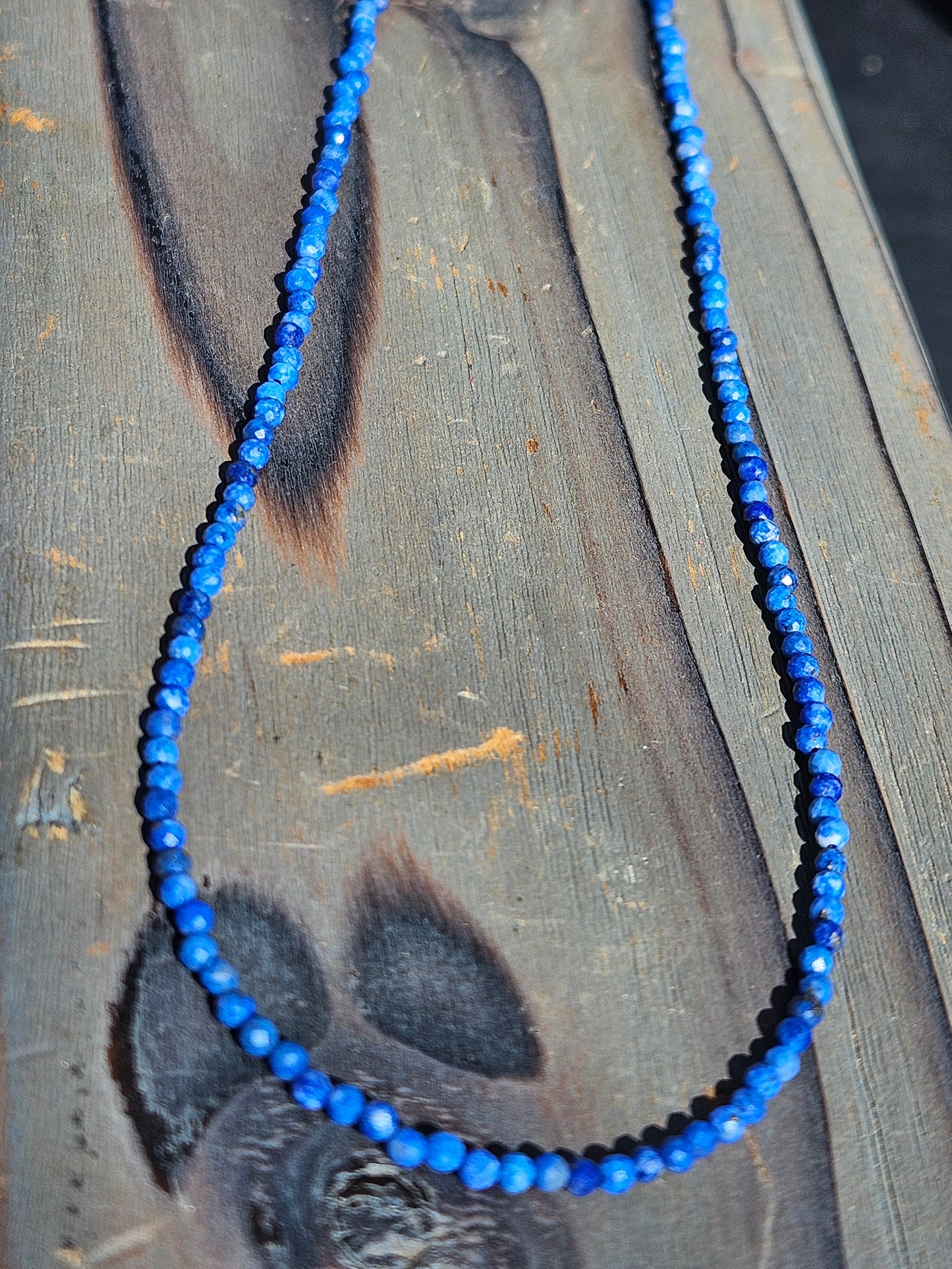 Lapis Lazuli Necklace, 16in