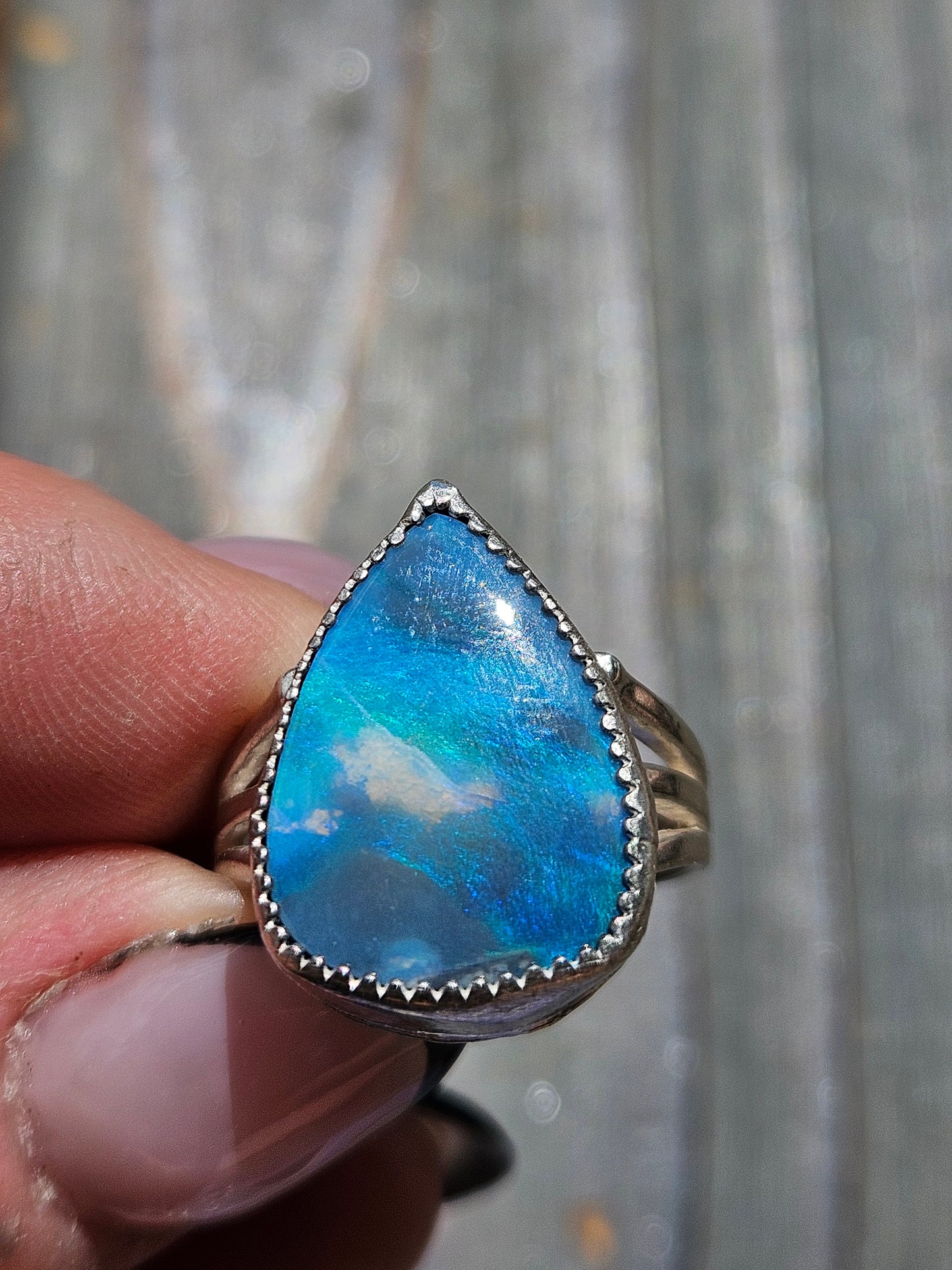 Australian Opal Ring, Size 7