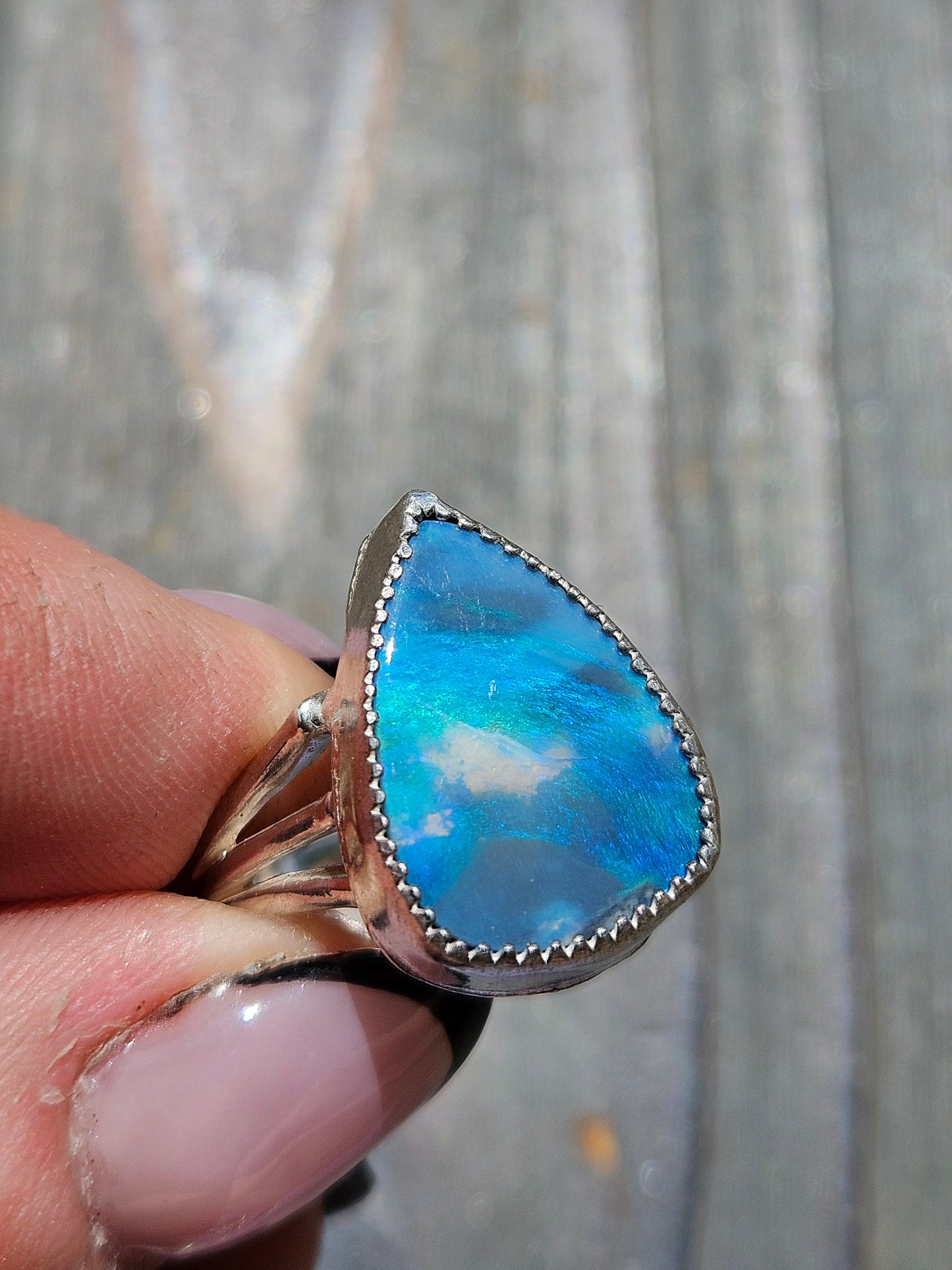 Australian Opal Ring, Size 7