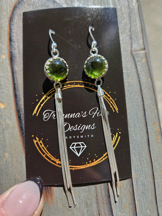 Peridot Dangle Earrings