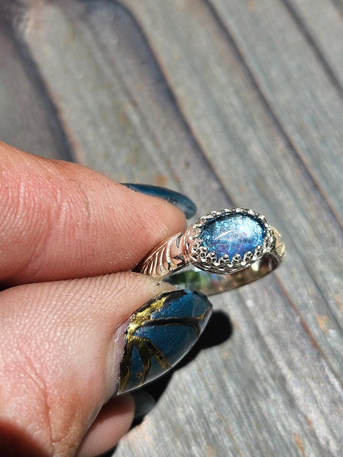 Aquamarine Ring, Size 6