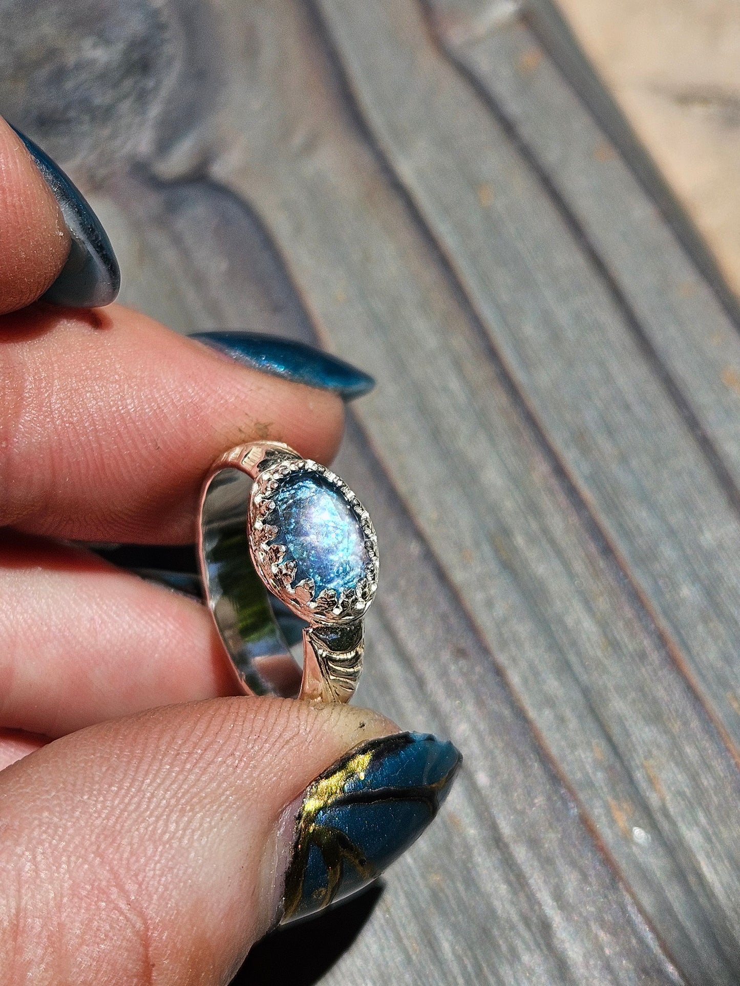 Aquamarine Ring, Size 6