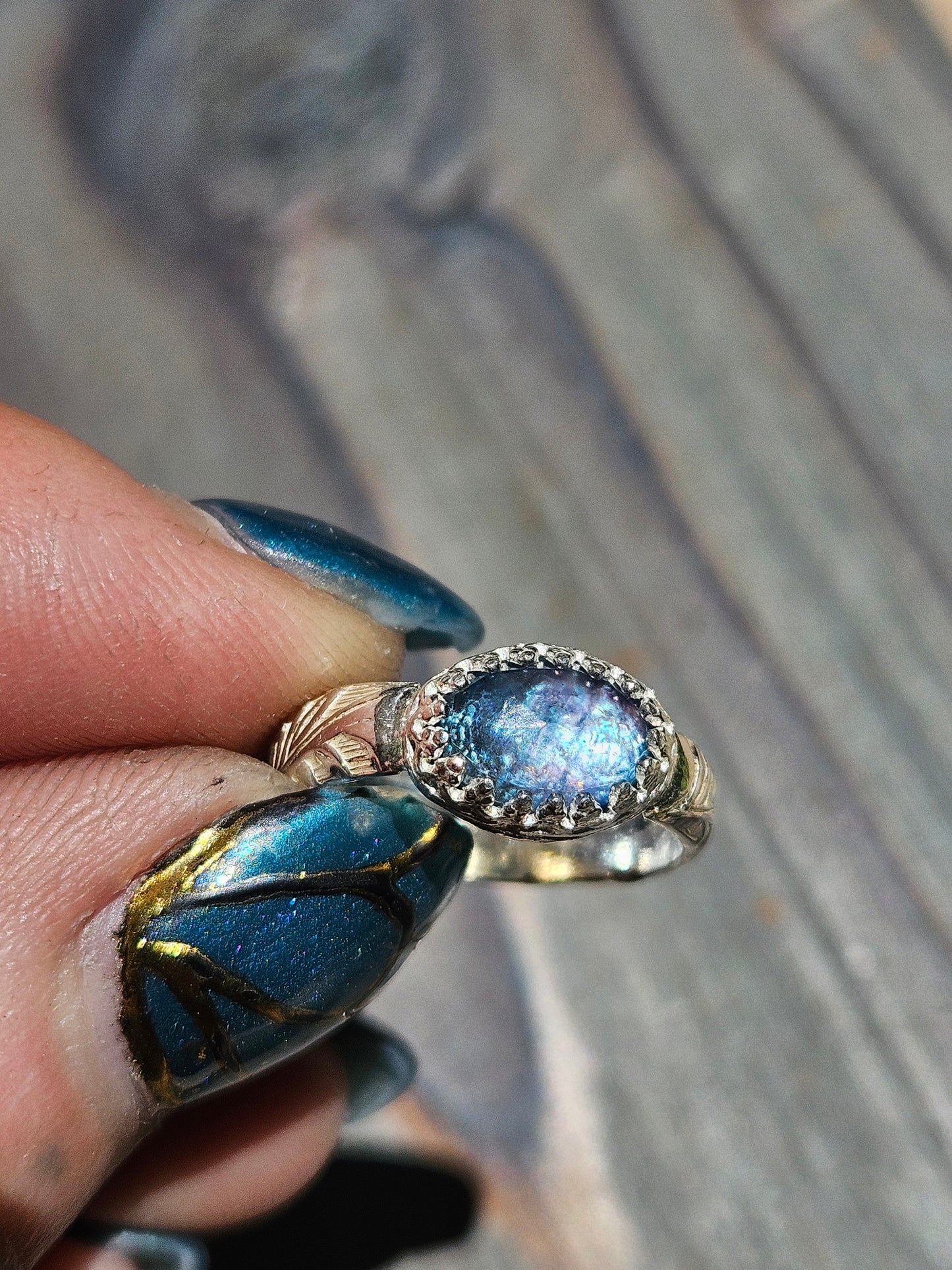 Aquamarine Ring, Size 6