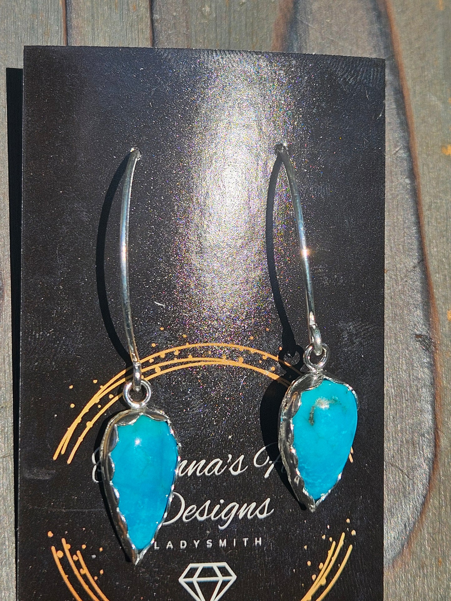Sleeping Beauty Turquoise Earrings