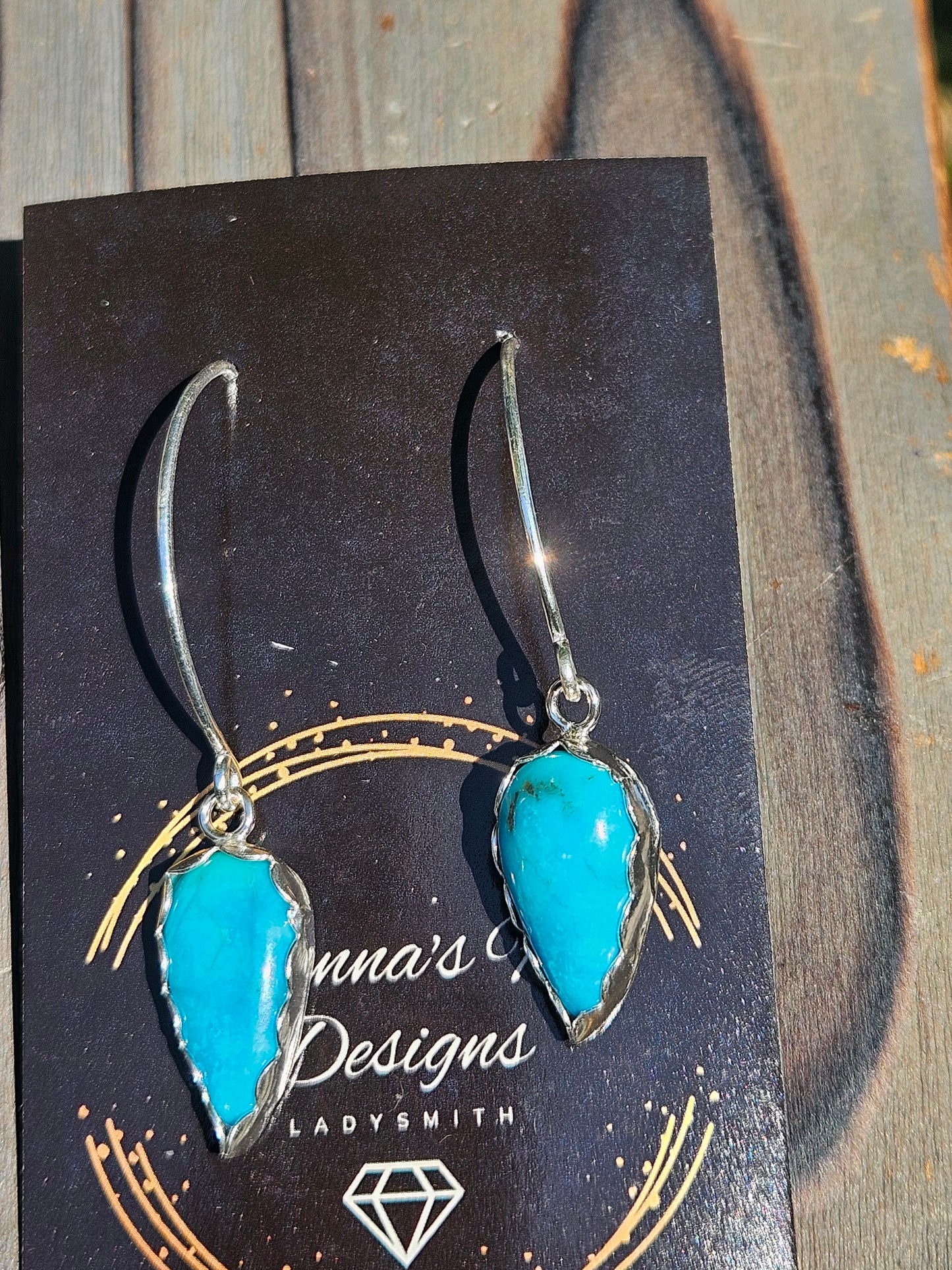Sleeping Beauty Turquoise Earrings