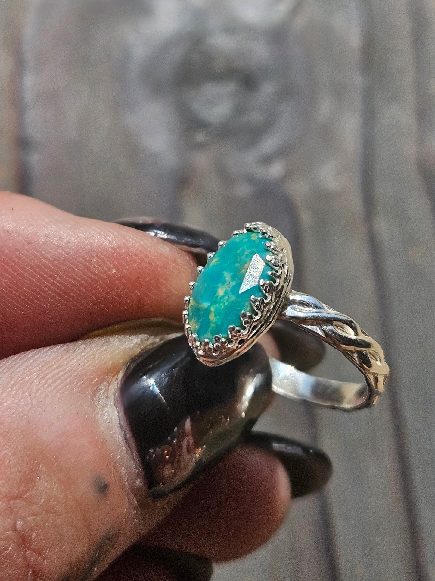 Heubi Turquoise Ring, Size 6