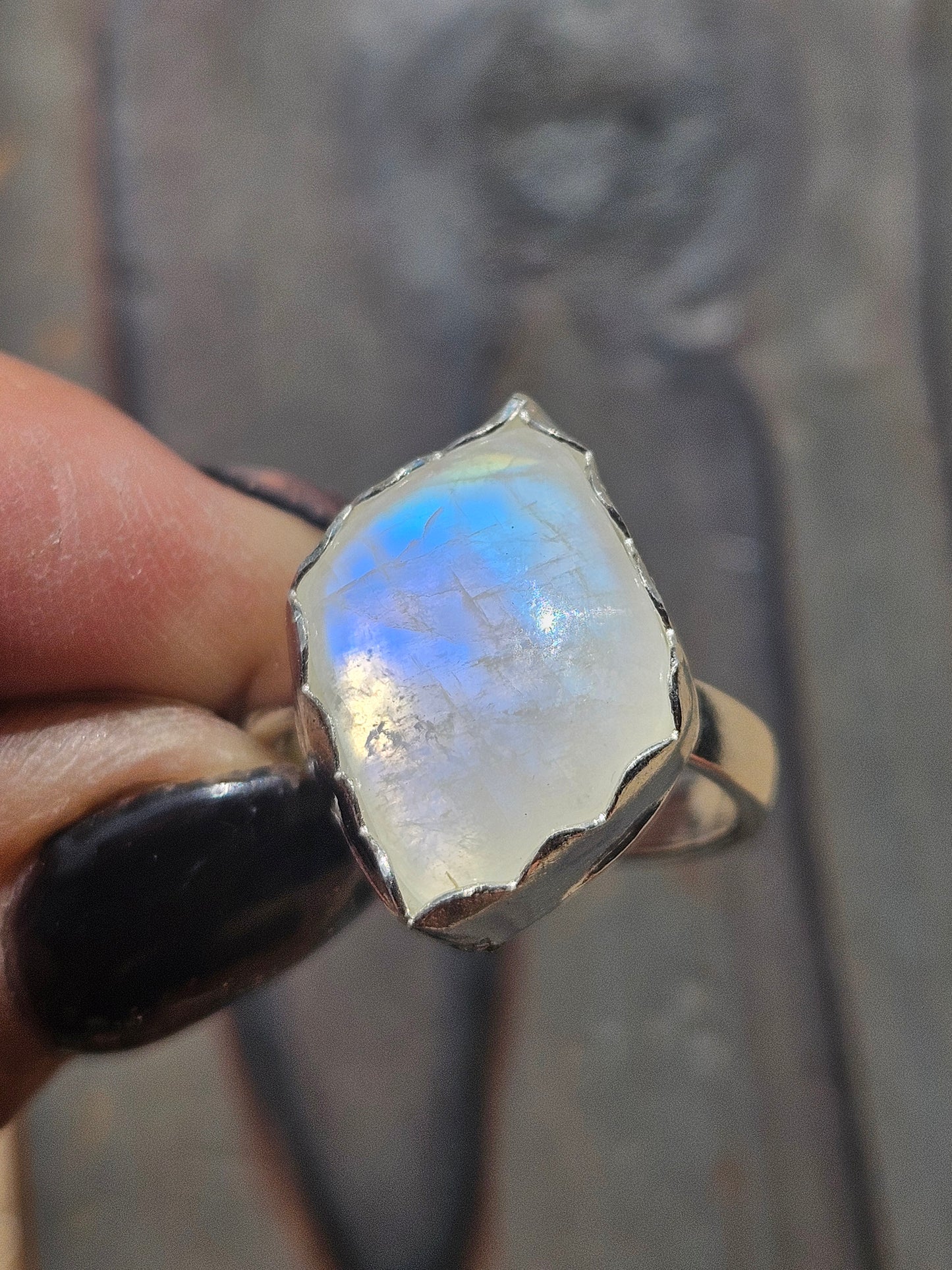 Moonstone Ring, Size 7