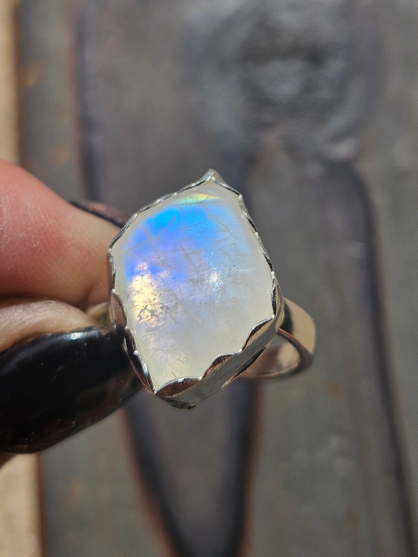 Moonstone Ring, Size 7