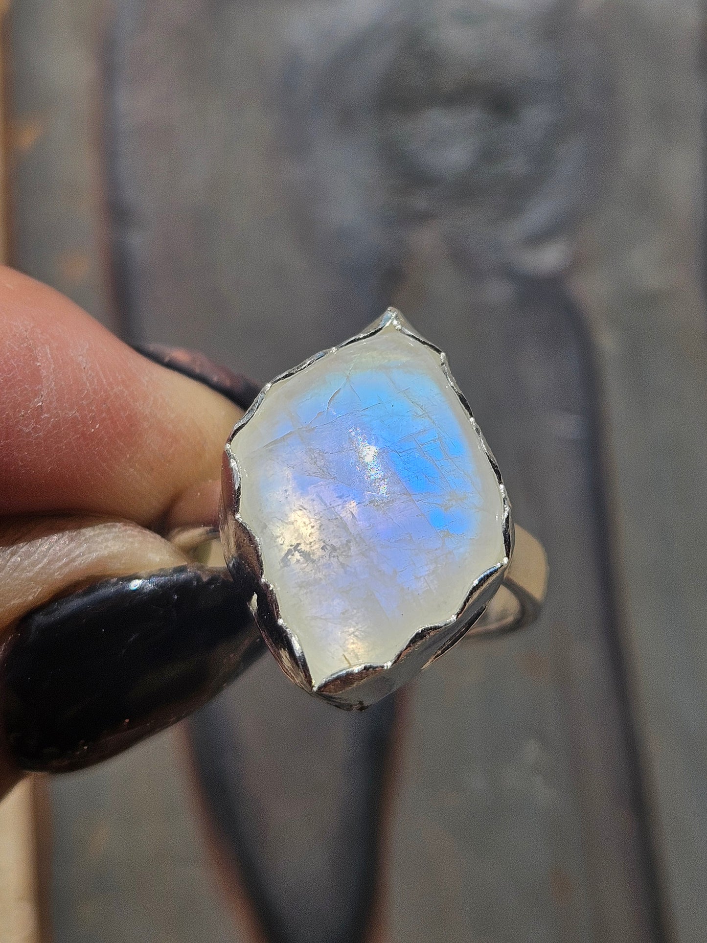 Moonstone Ring, Size 7