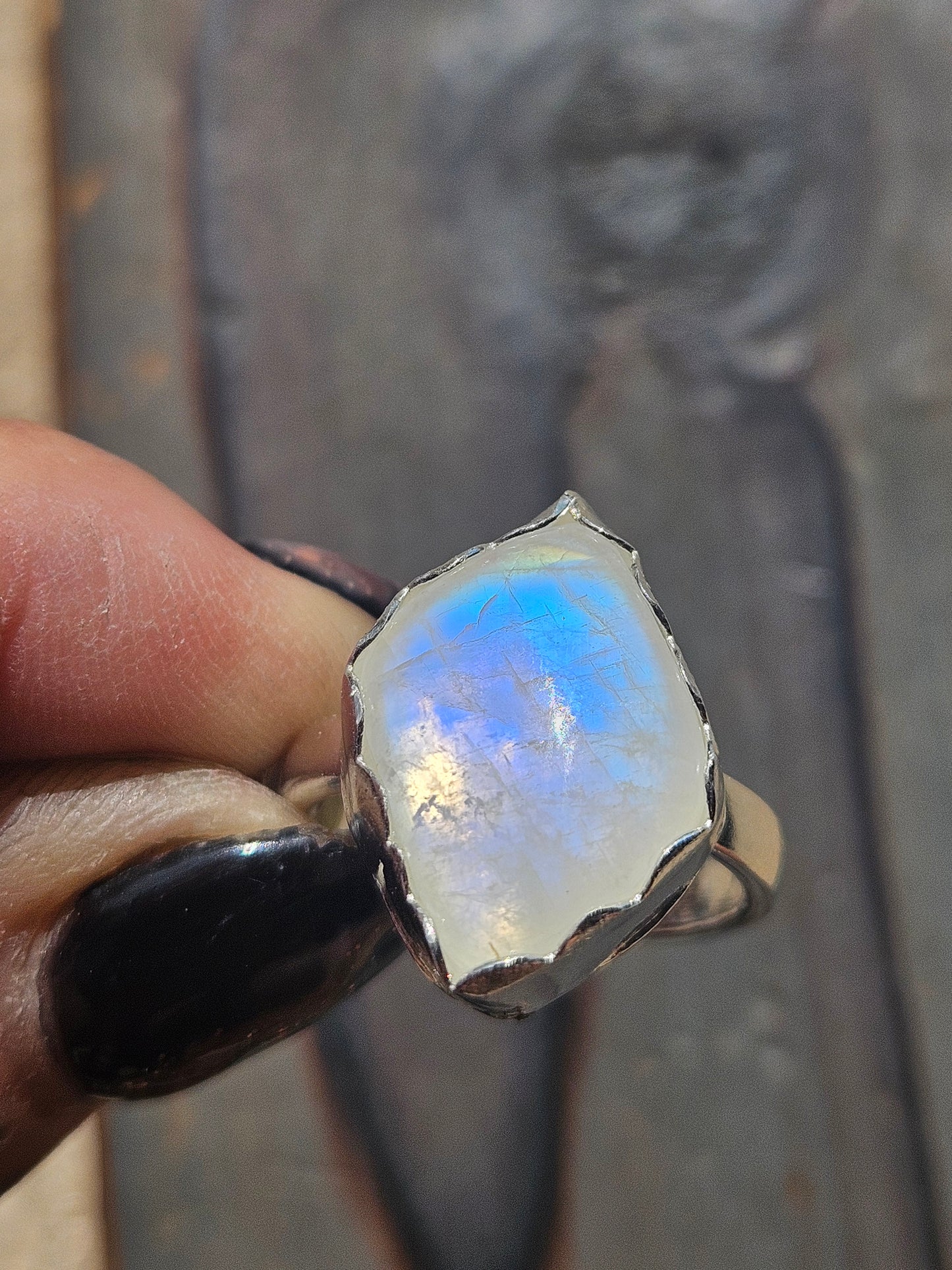 Moonstone Ring, Size 7