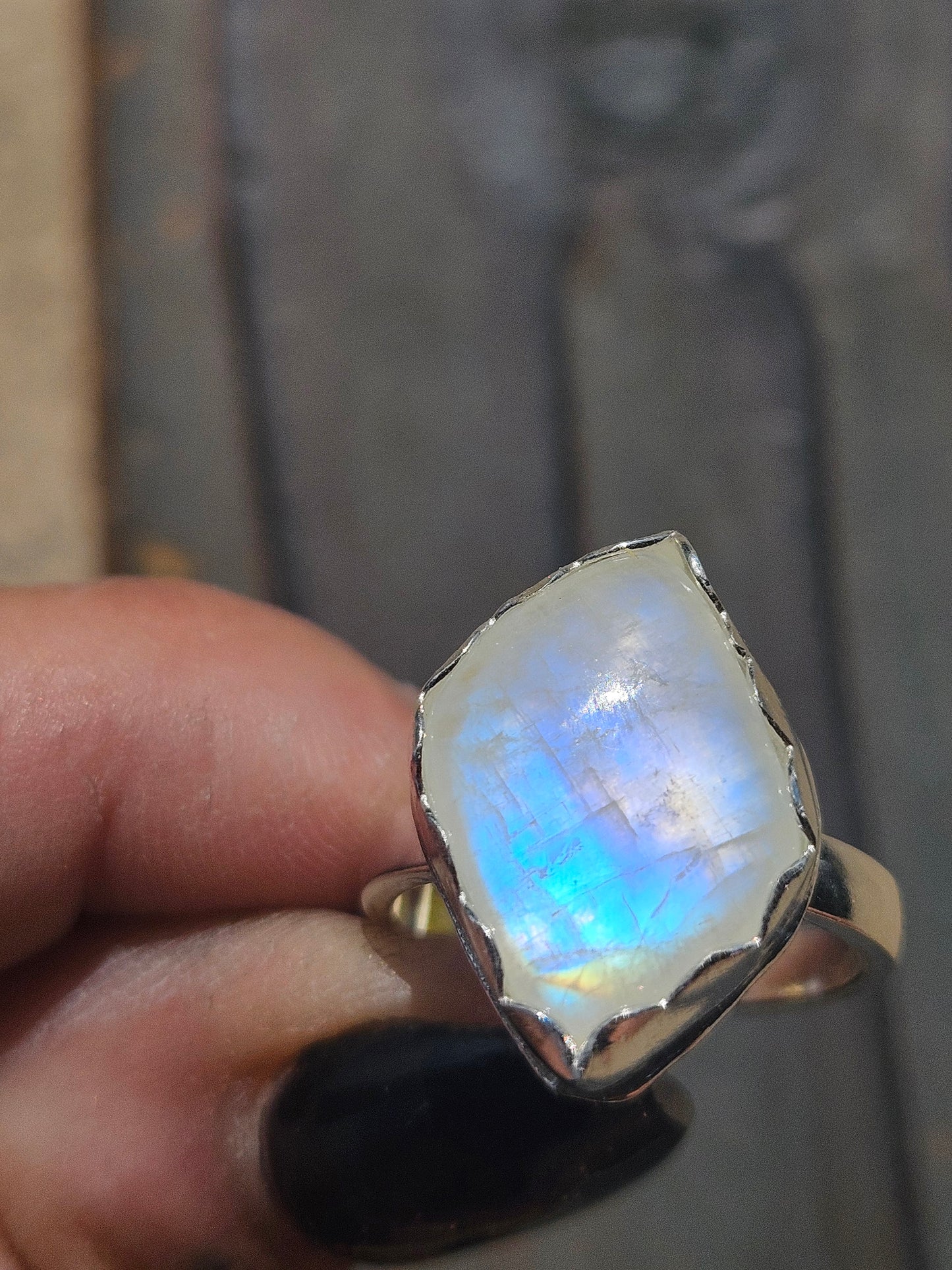 Moonstone Ring, Size 7