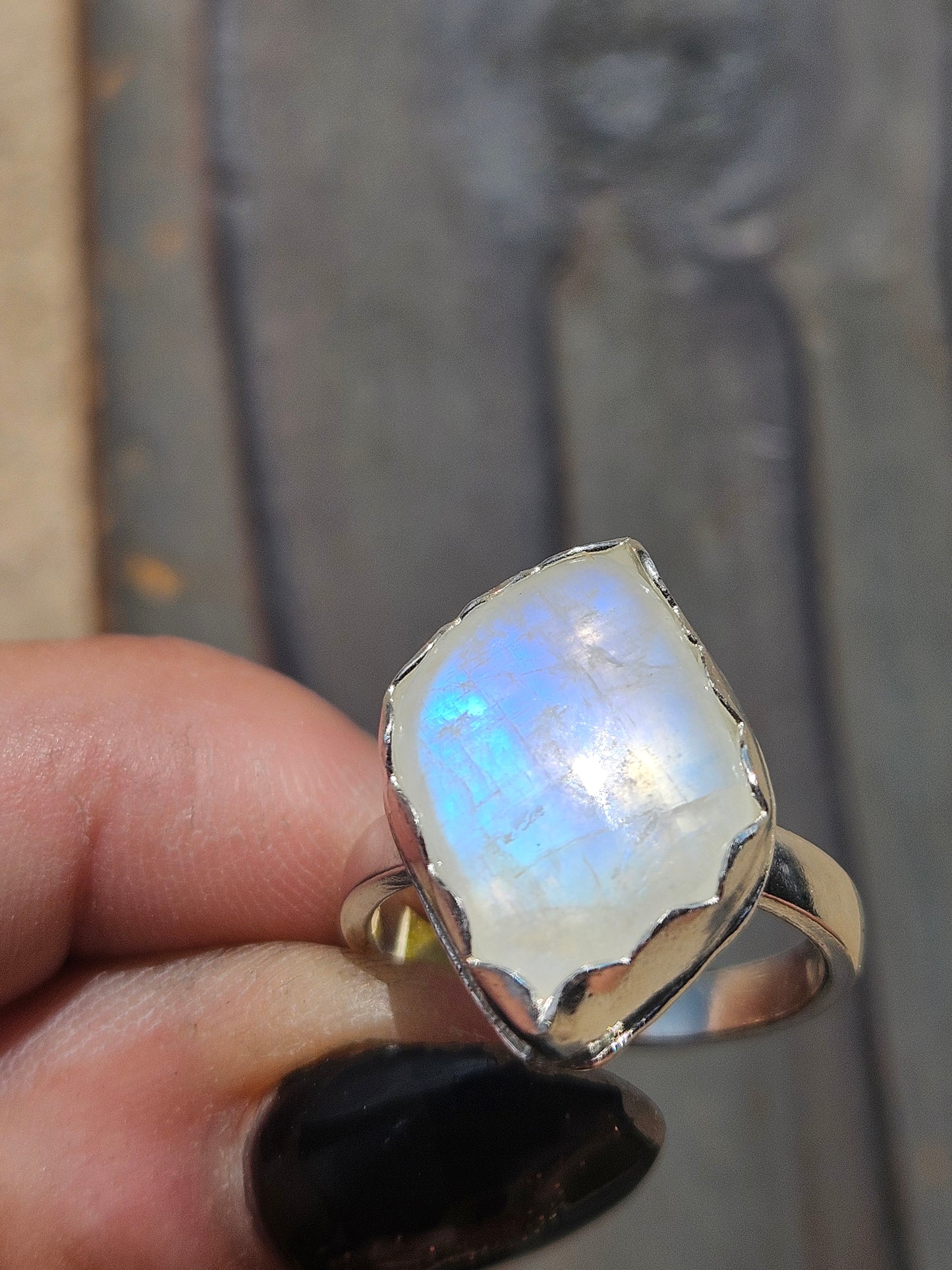 Moonstone Ring, Size 7