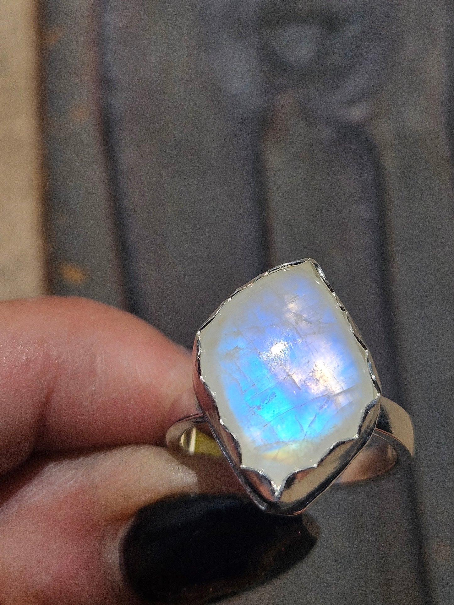Moonstone Ring, Size 7