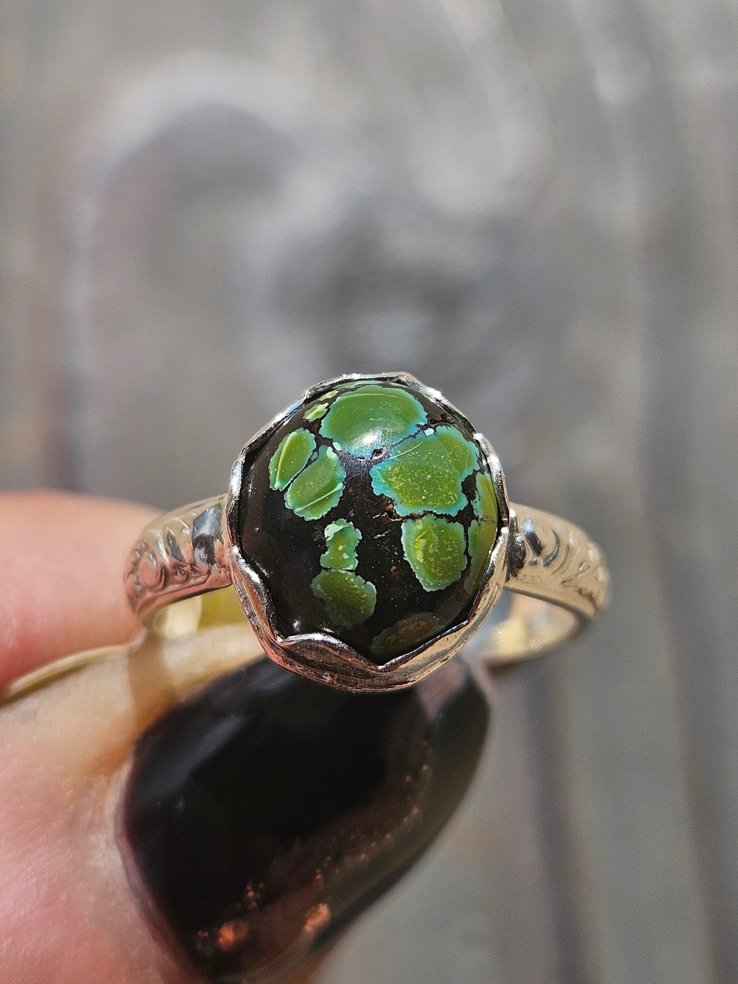 Heubi Turquoise Ring, Size 6.5