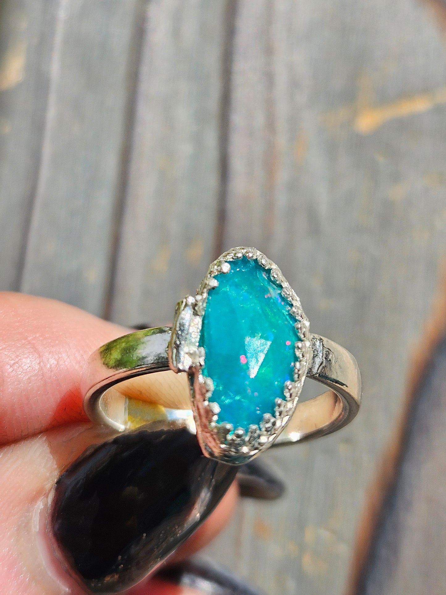 Parabia Opal Ring, Size 8
