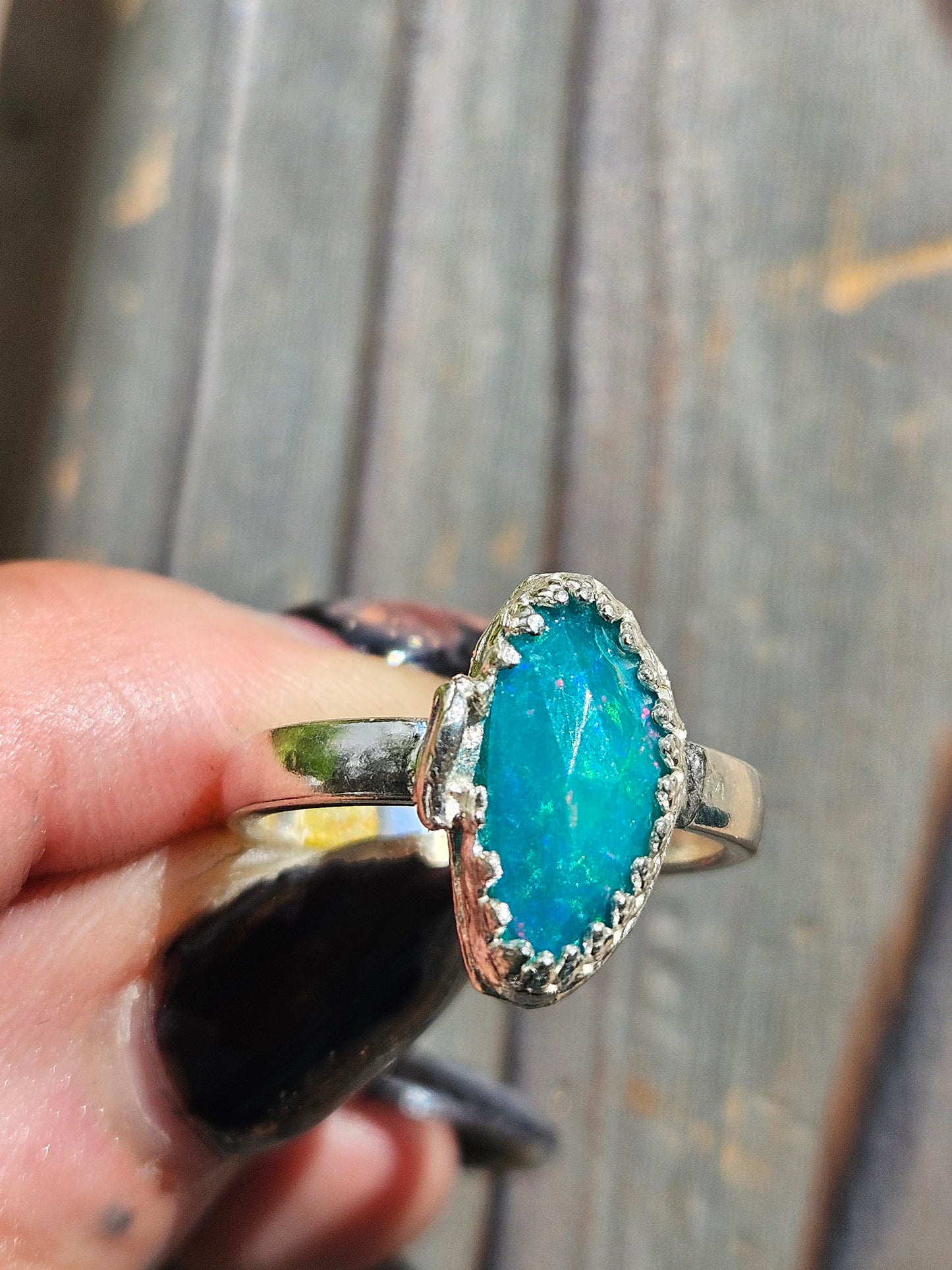 Parabia Opal Ring, Size 8