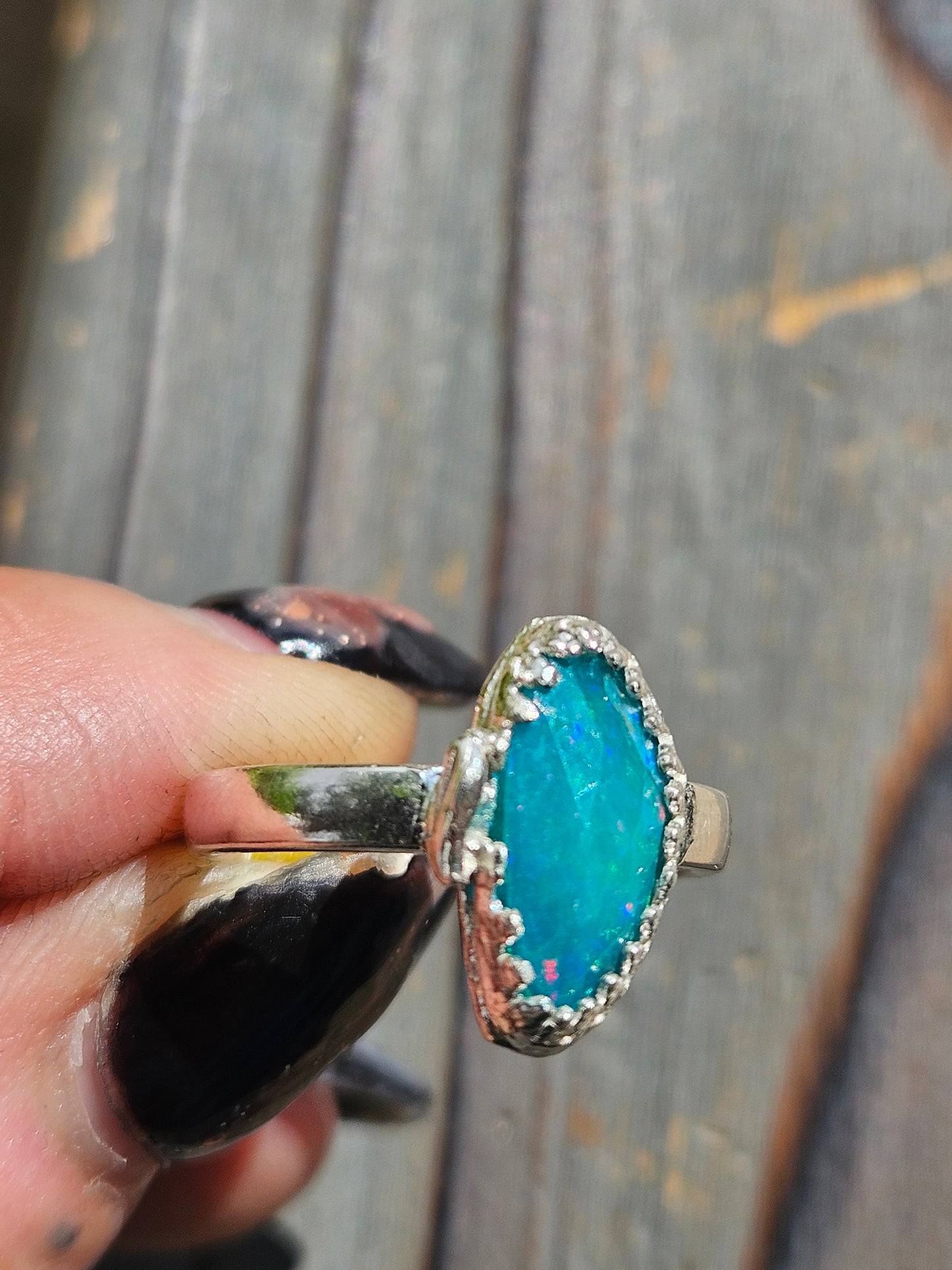 Parabia Opal Ring, Size 8