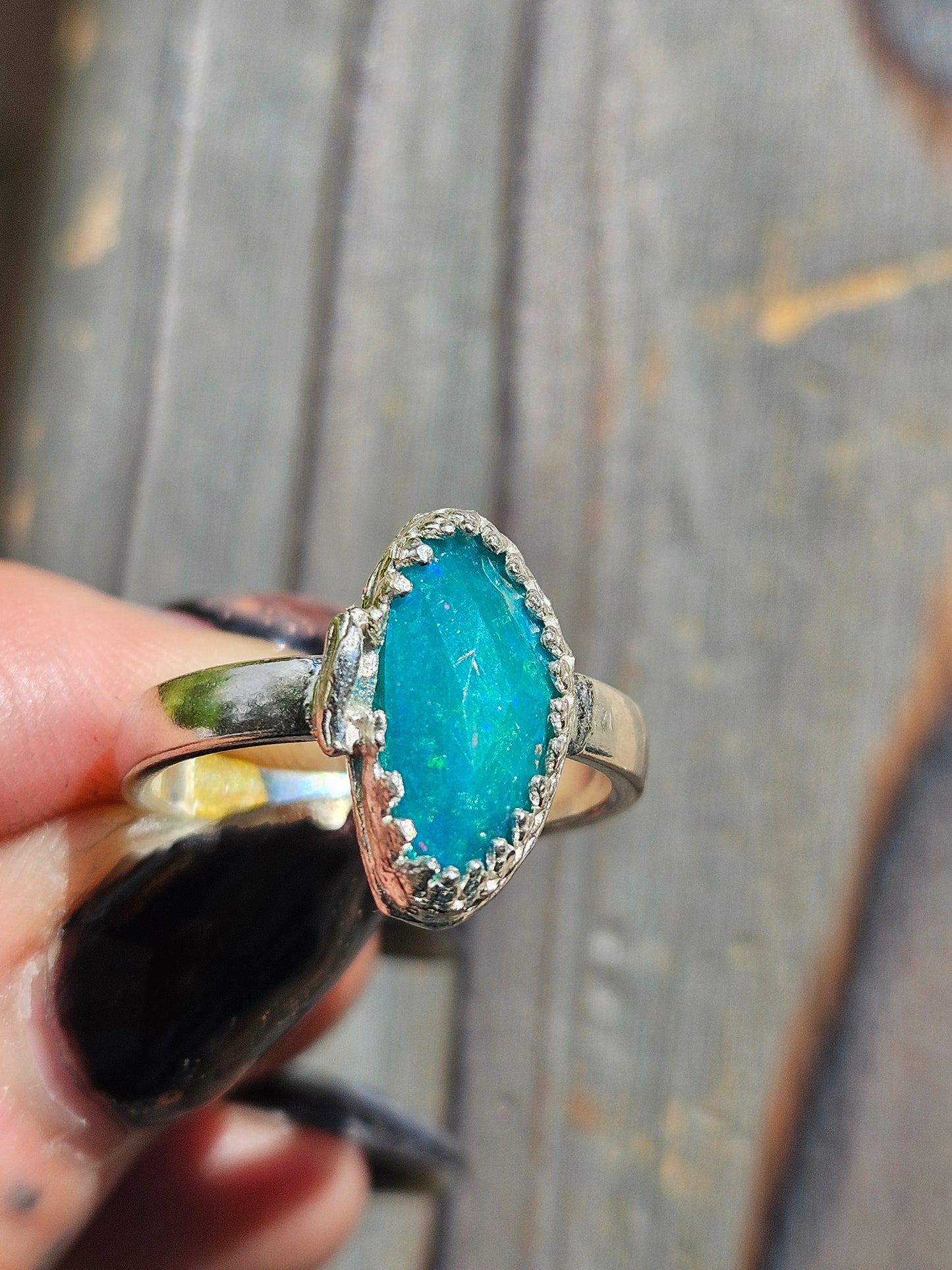 Parabia Opal Ring, Size 8