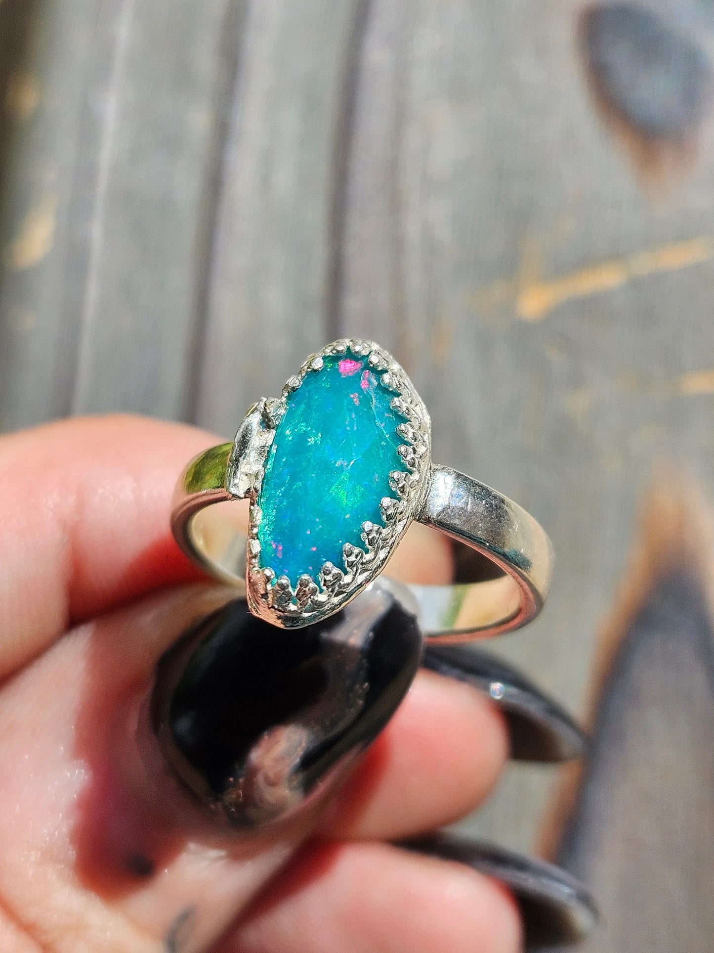 Parabia Opal Ring, Size 8