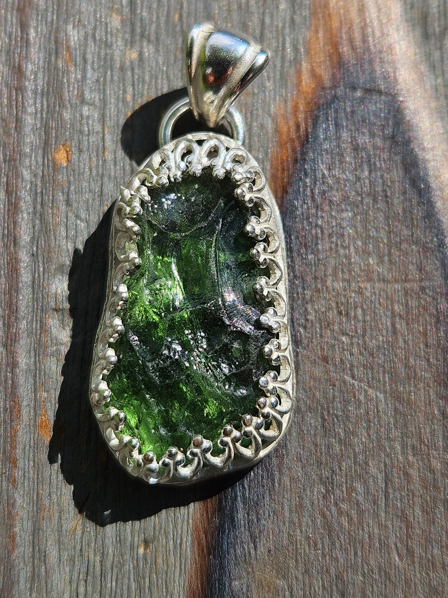 Moldavite Pendant