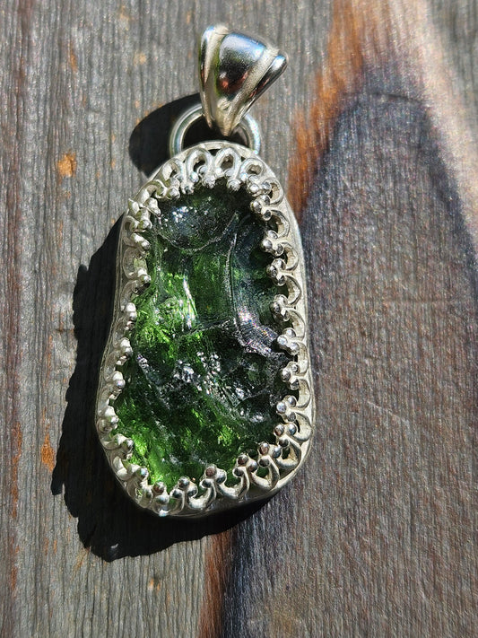 Moldavite Pendant