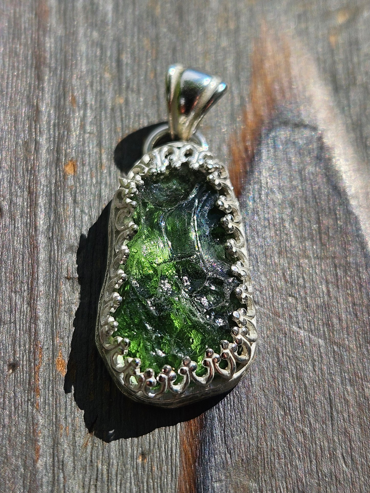 Moldavite Pendant
