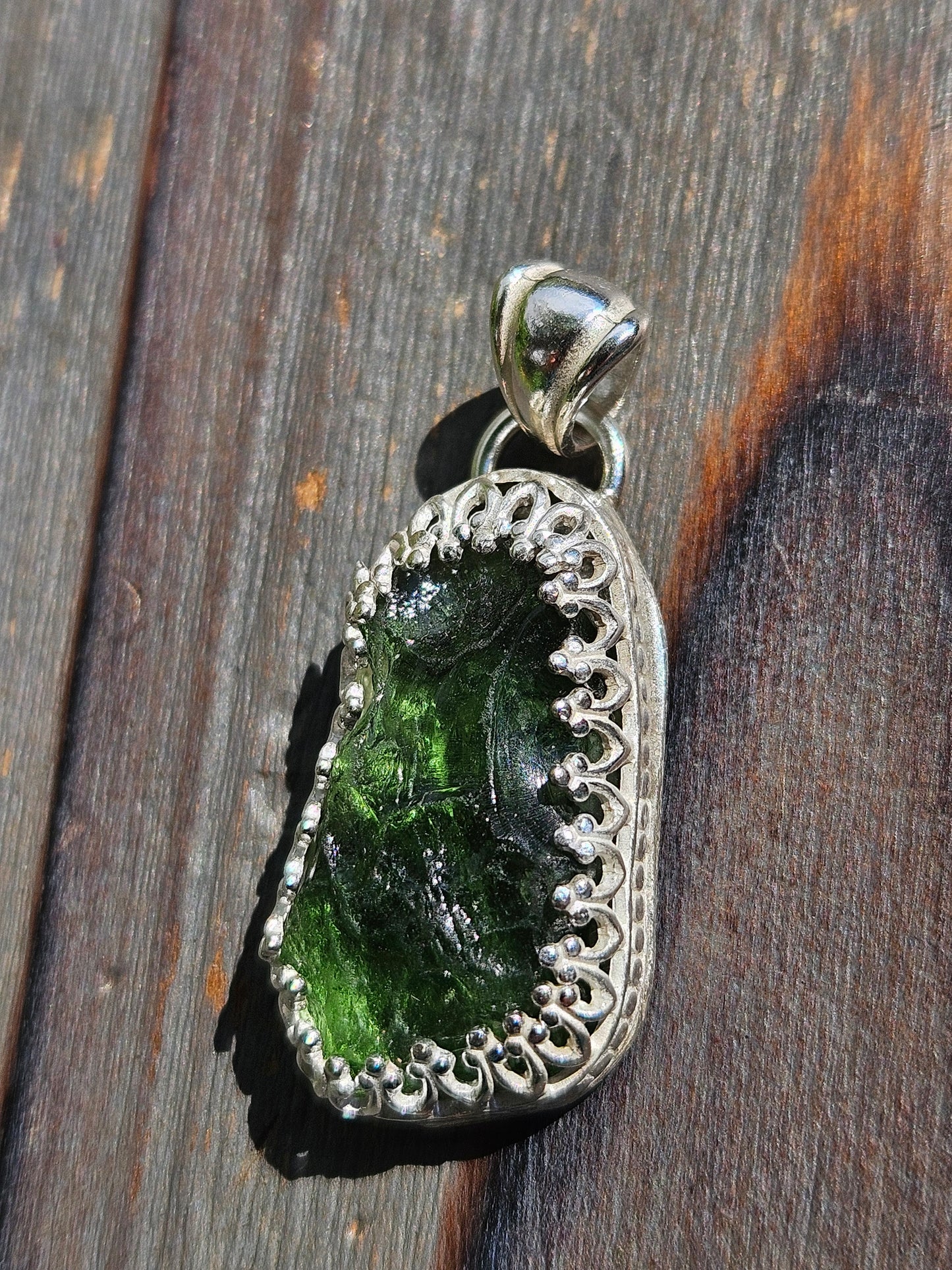 Moldavite Pendant